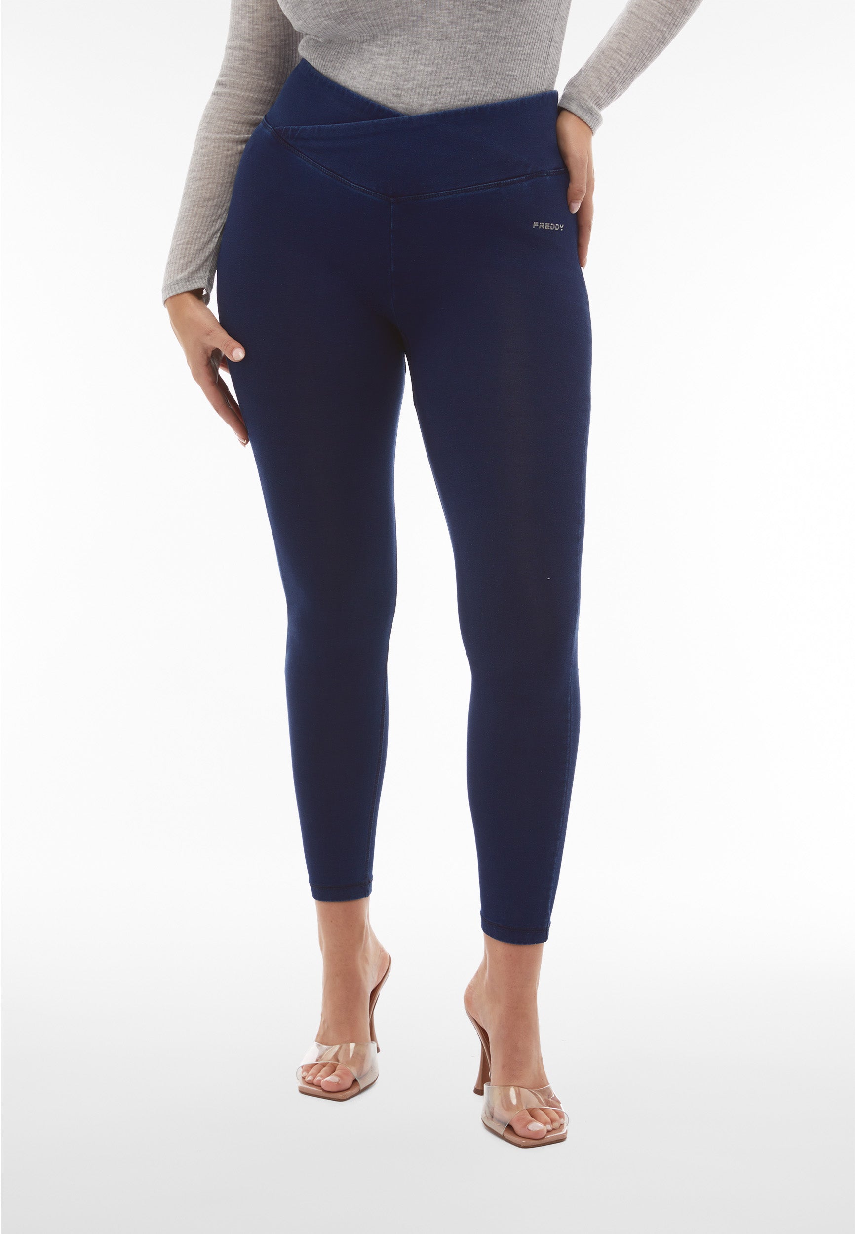 freddy-wr-up-core-leggings-push-up-vita-alta-jersey-denim image 1