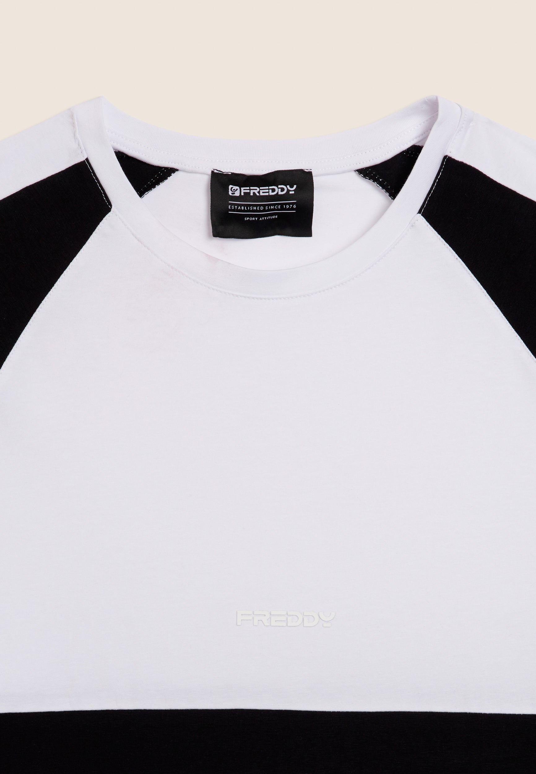 freddy-t-shirt-con-blocchi-di-colore-in-jersey-di-cotone image 3