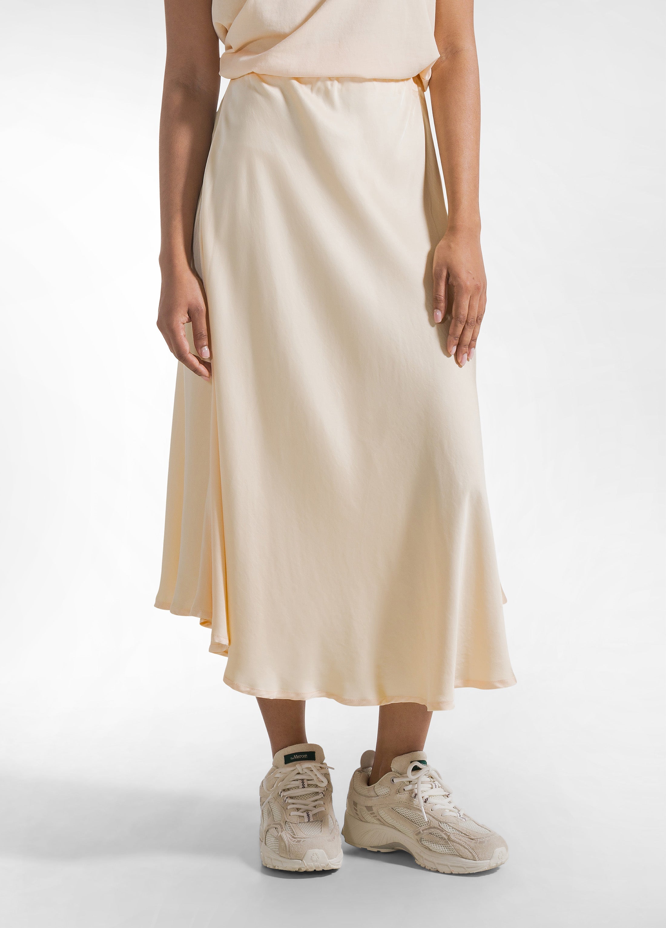 deha-d42465-gonna-in-satin-di-viscosa-rosa image 2
