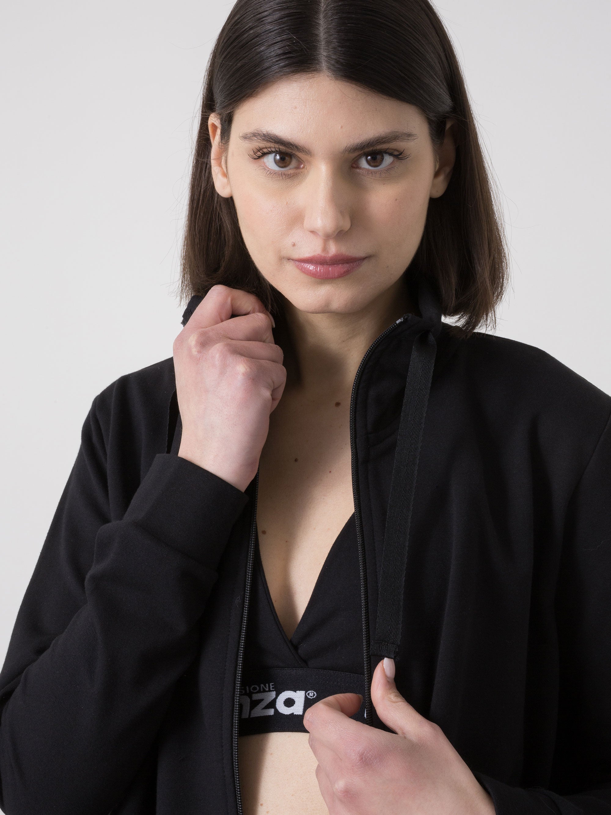 dimensione-danza-tuta-donna-full-zip-felpa-non-garzata-pantaloni-stretch image 5