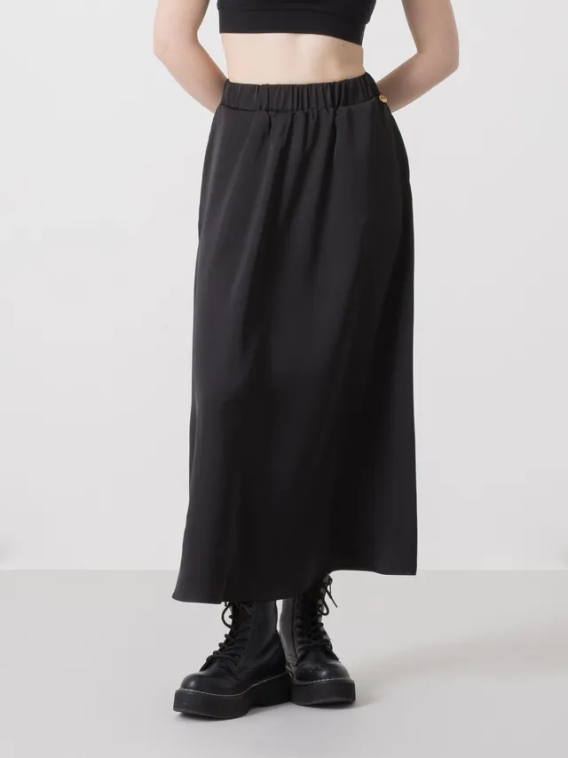 dimensione-danza-gonna-lunga-donna-fluida-con-vita-elasticizzata image 1