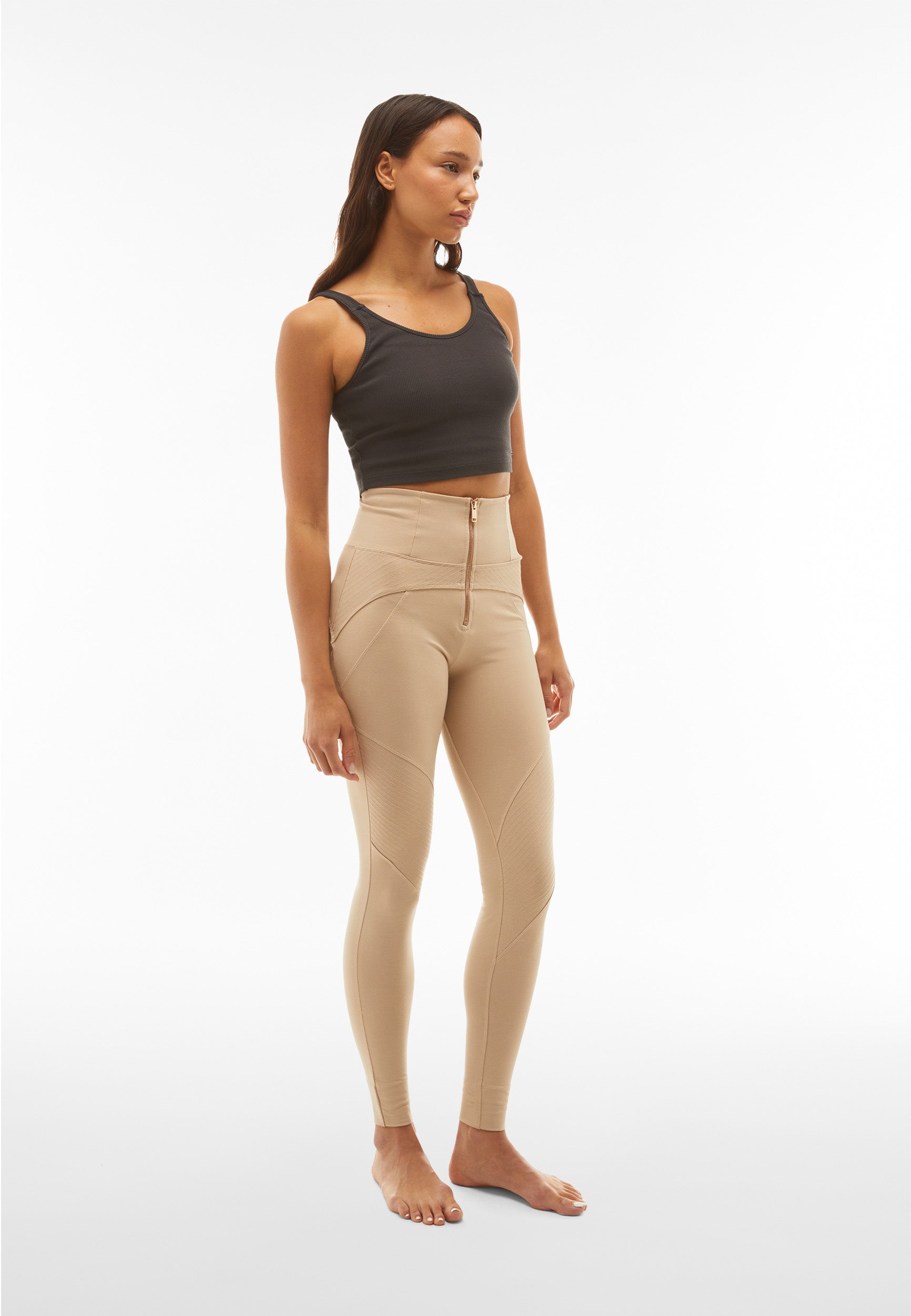 freddy-wr-up-pantaloni-vita-alta-con-inserti-ribbed-superskinny image 2