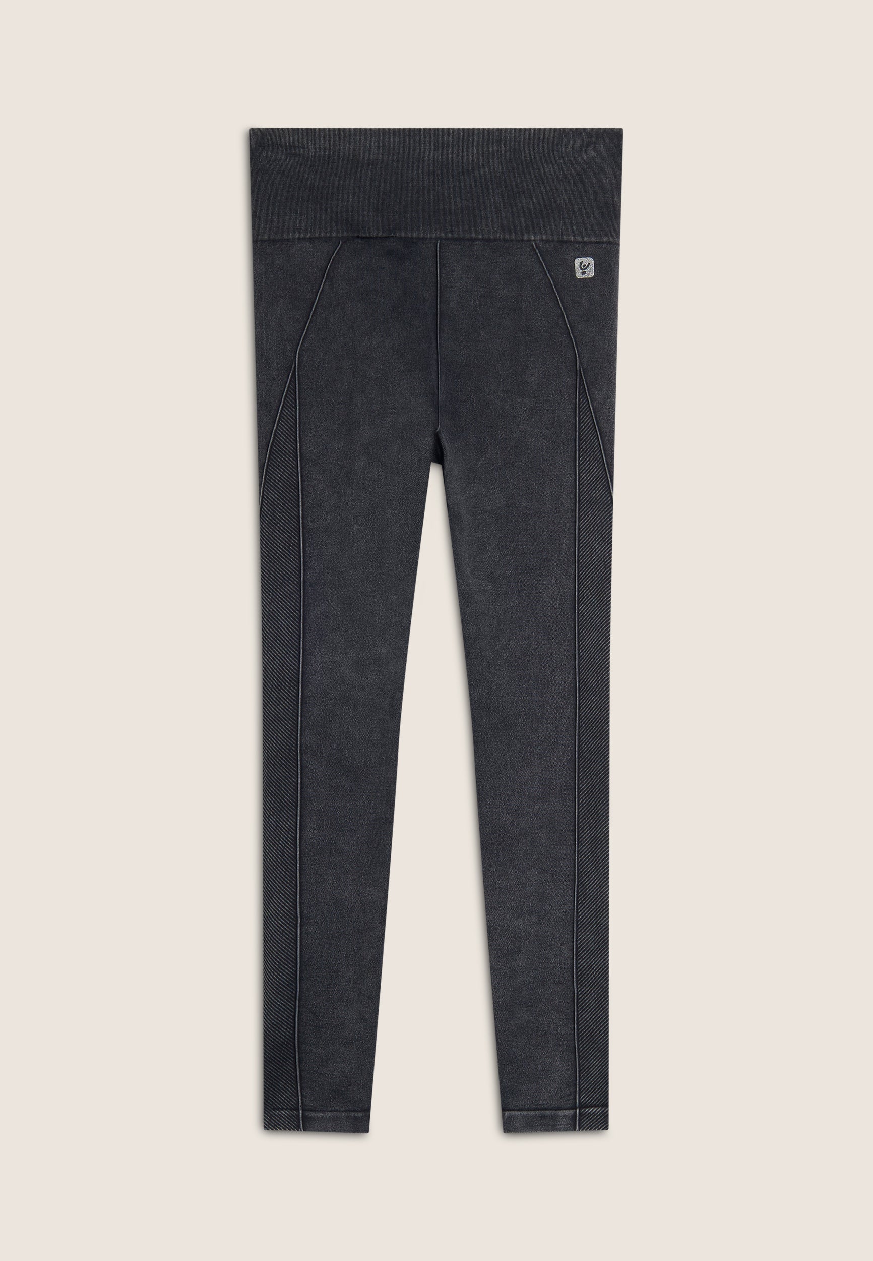 freddy-leggings-seamless-effetto-denim-vita-alta-7-8 image 6