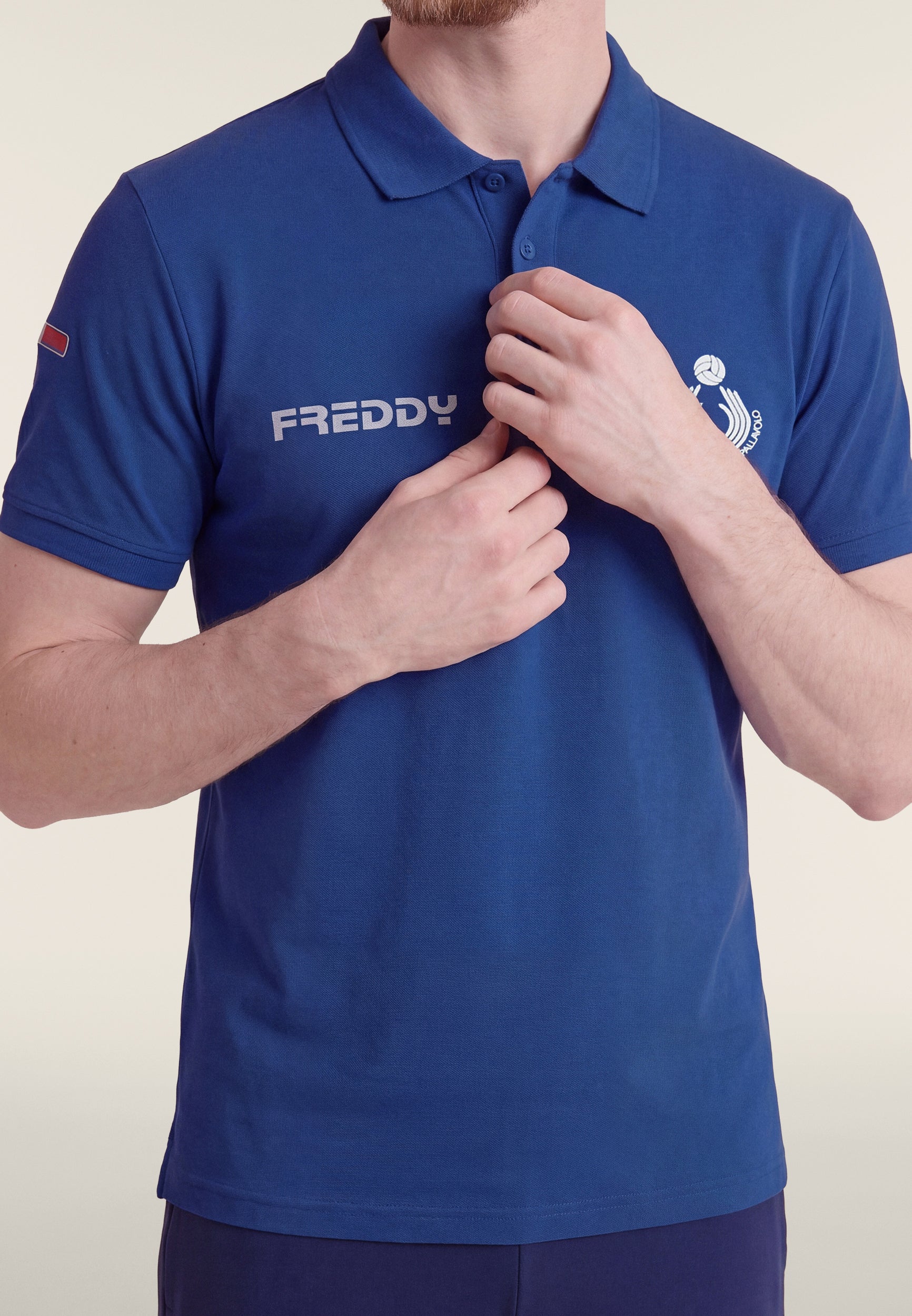 freddy-fipav-polo-uomo-piquet-cotone-regular-fit-arbitri image 4