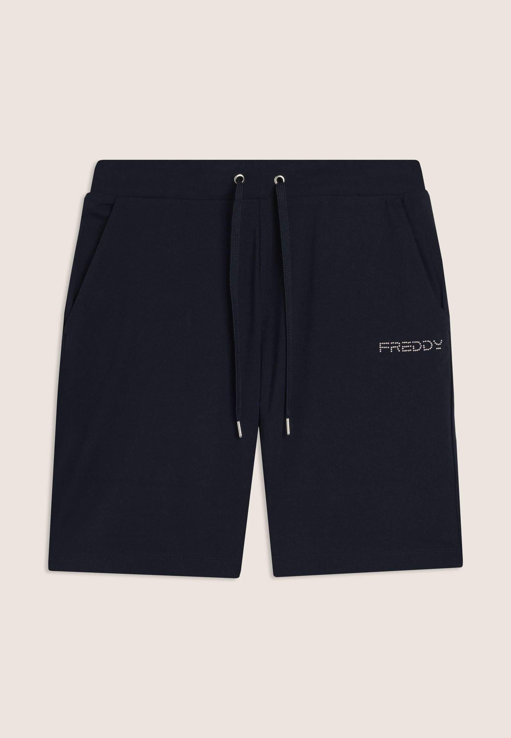 freddy-pantaloni-corti-donna-in-jersey-con-coulisse-e-logo-freddy image 1