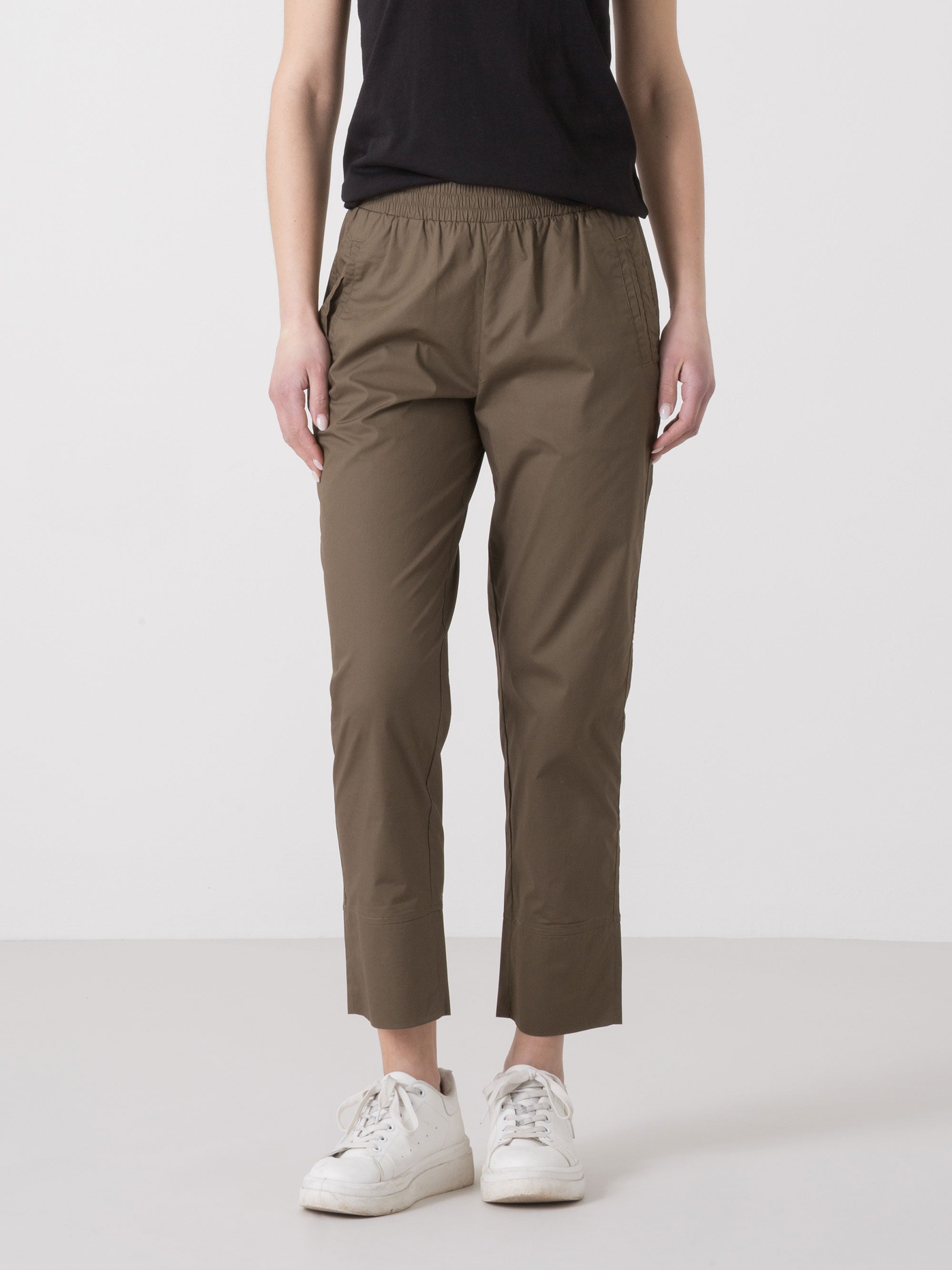 dimensione-danza-pantalone-pipeline-donna-in-popeline-con-vita-elasticizzata-e-t image 1