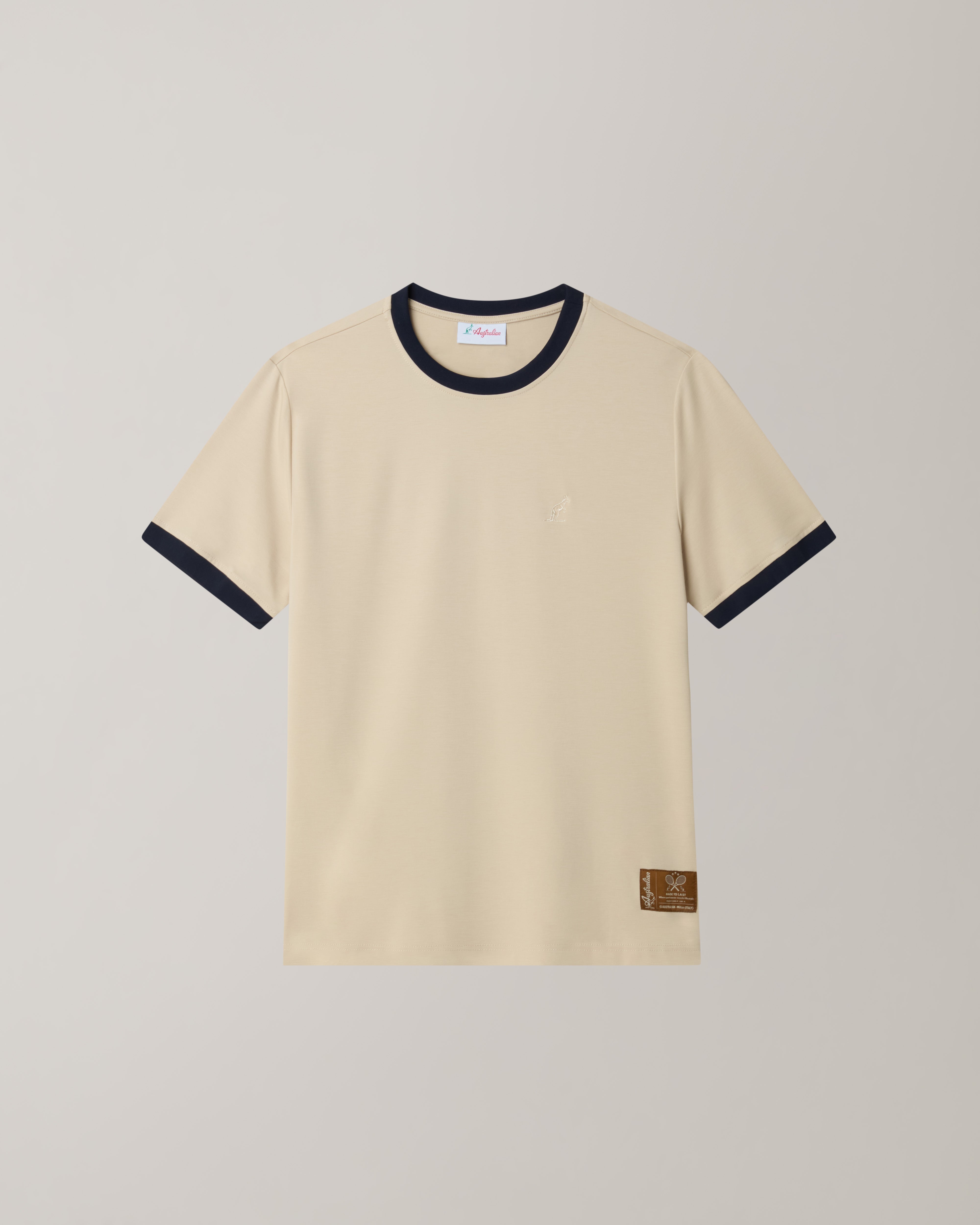 australian-flowline-t-shirt-uomo-regular-fit-sabbia image 6