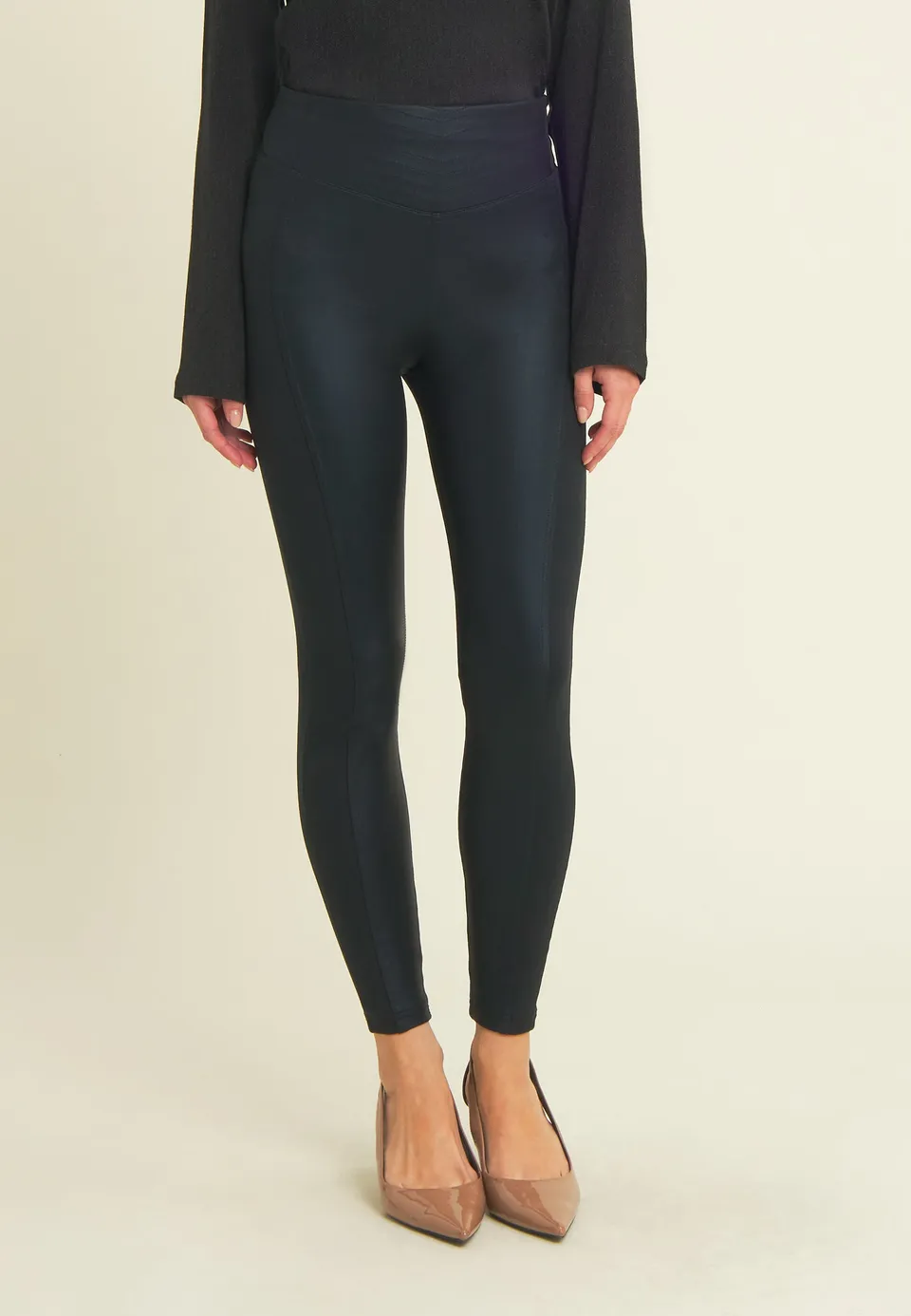 freddy-pantaloni-wr-up-superskinny-7-8-vita-alta-con-tessuti-a-contrasto image 1