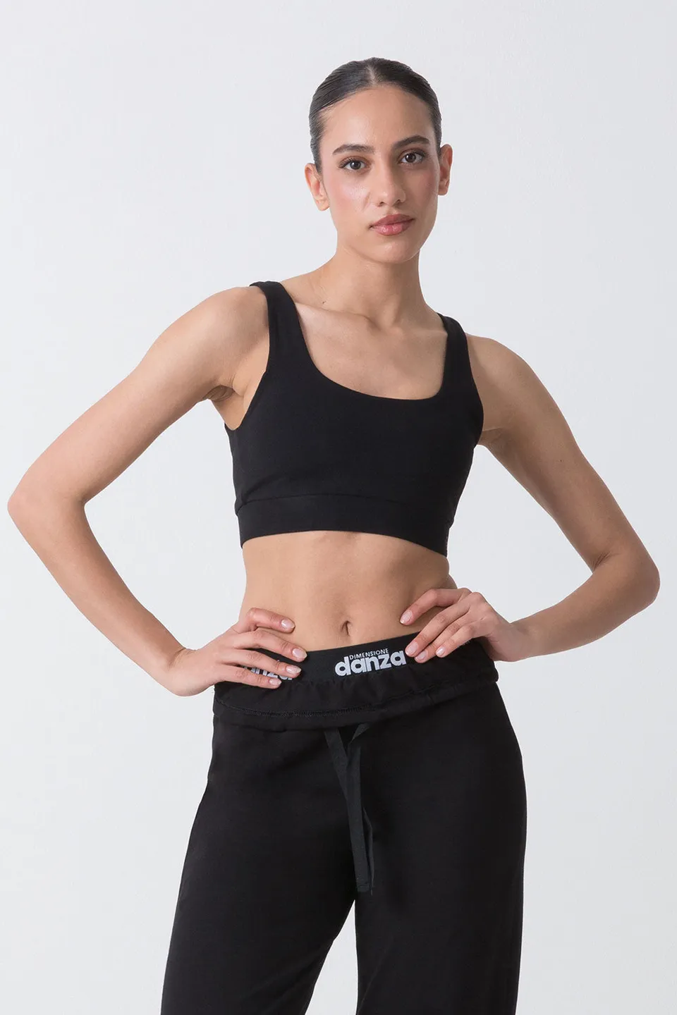 dimensione-danza-basic-top-in-jersey-elasticizzato-top-sportivo-donna image 1