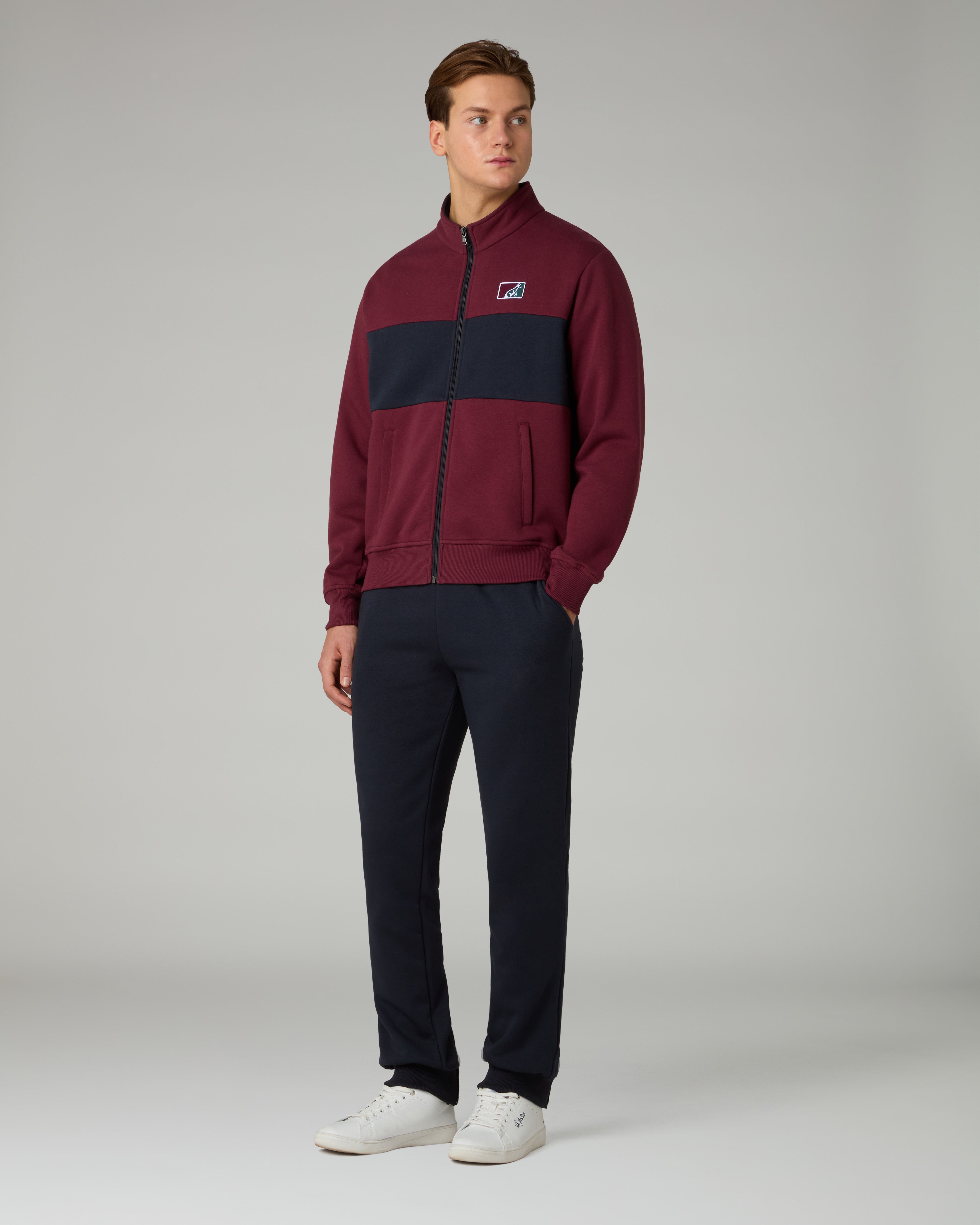 australian-posh-fleece-track-jacket-rubino-giacca-felpa-invernale image 2