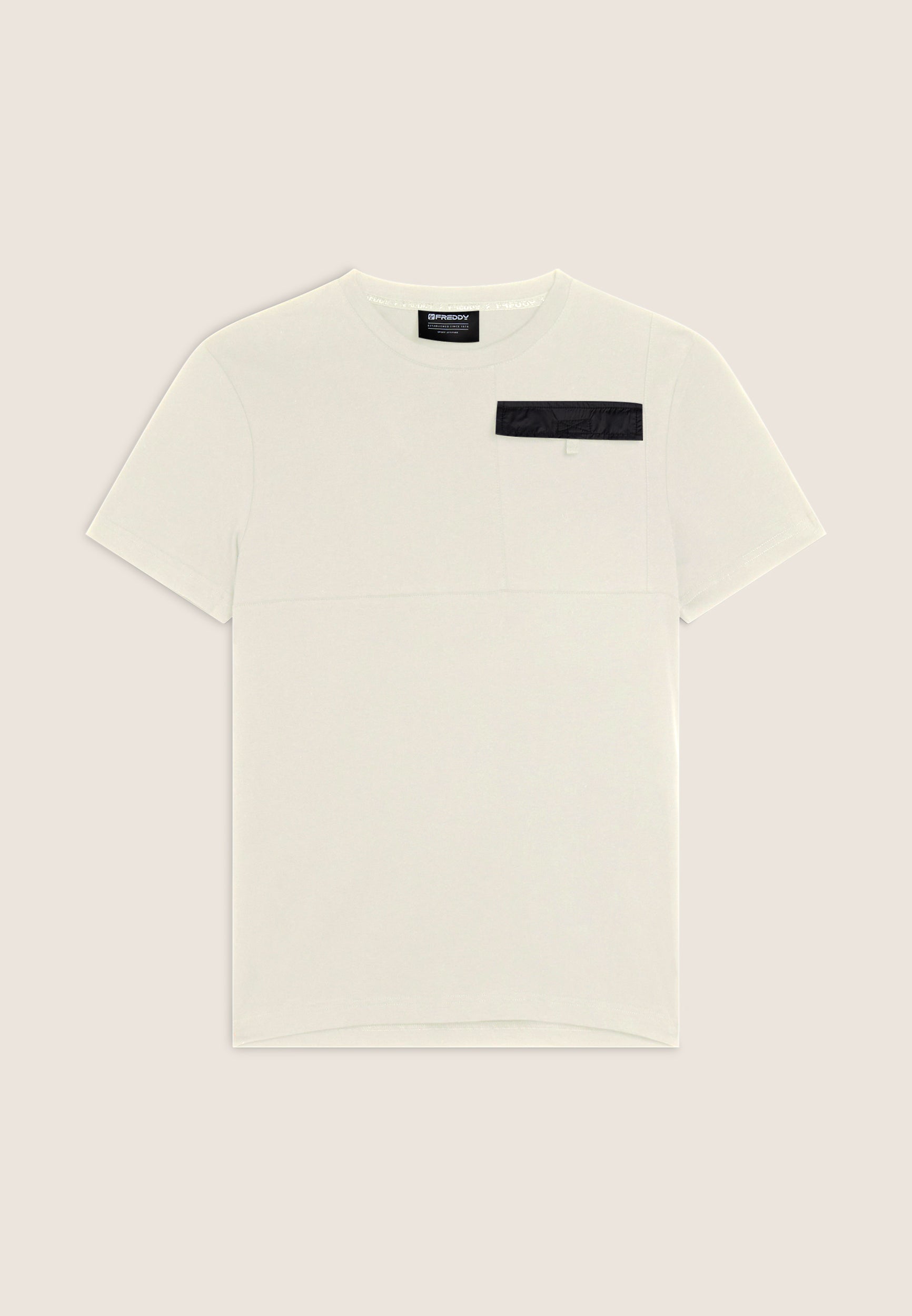freddy-t-shirt-uomo-regular-fit-con-taschino-100-cotone image 4