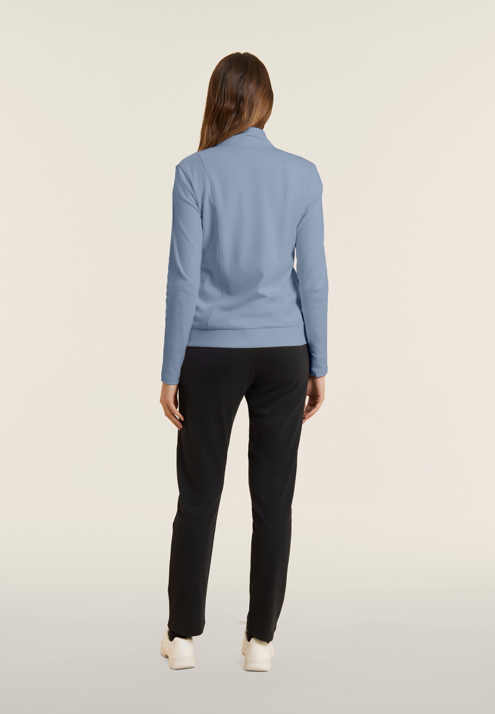 freddy-tuta-con-zip-e-collo-alto-logo-con-strass-tuta-donna-in-interlock-100-cot image 3