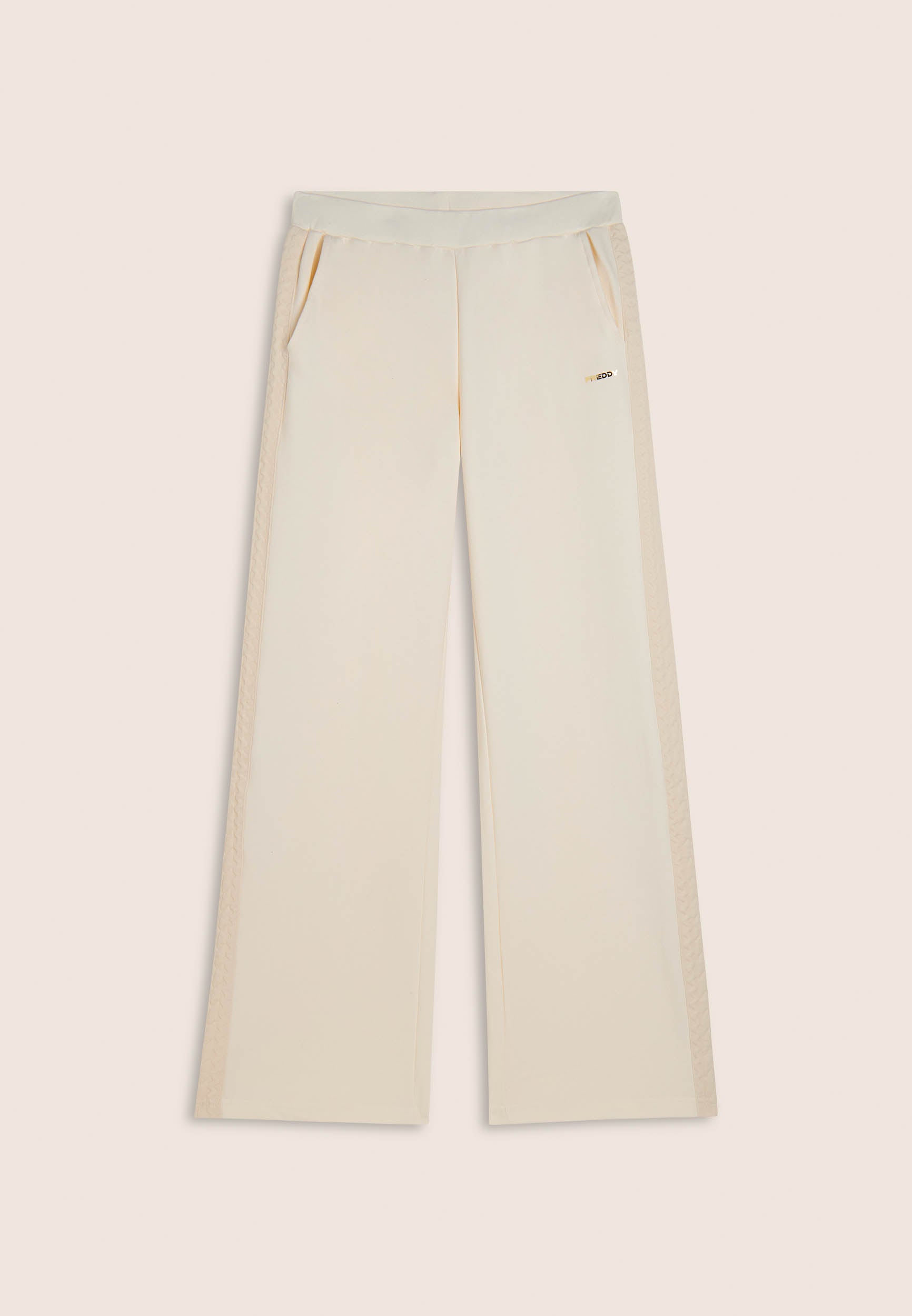 freddy-pantaloni-wide-leg-in-felpa-garzata-con-inserti-a-trecce image 4
