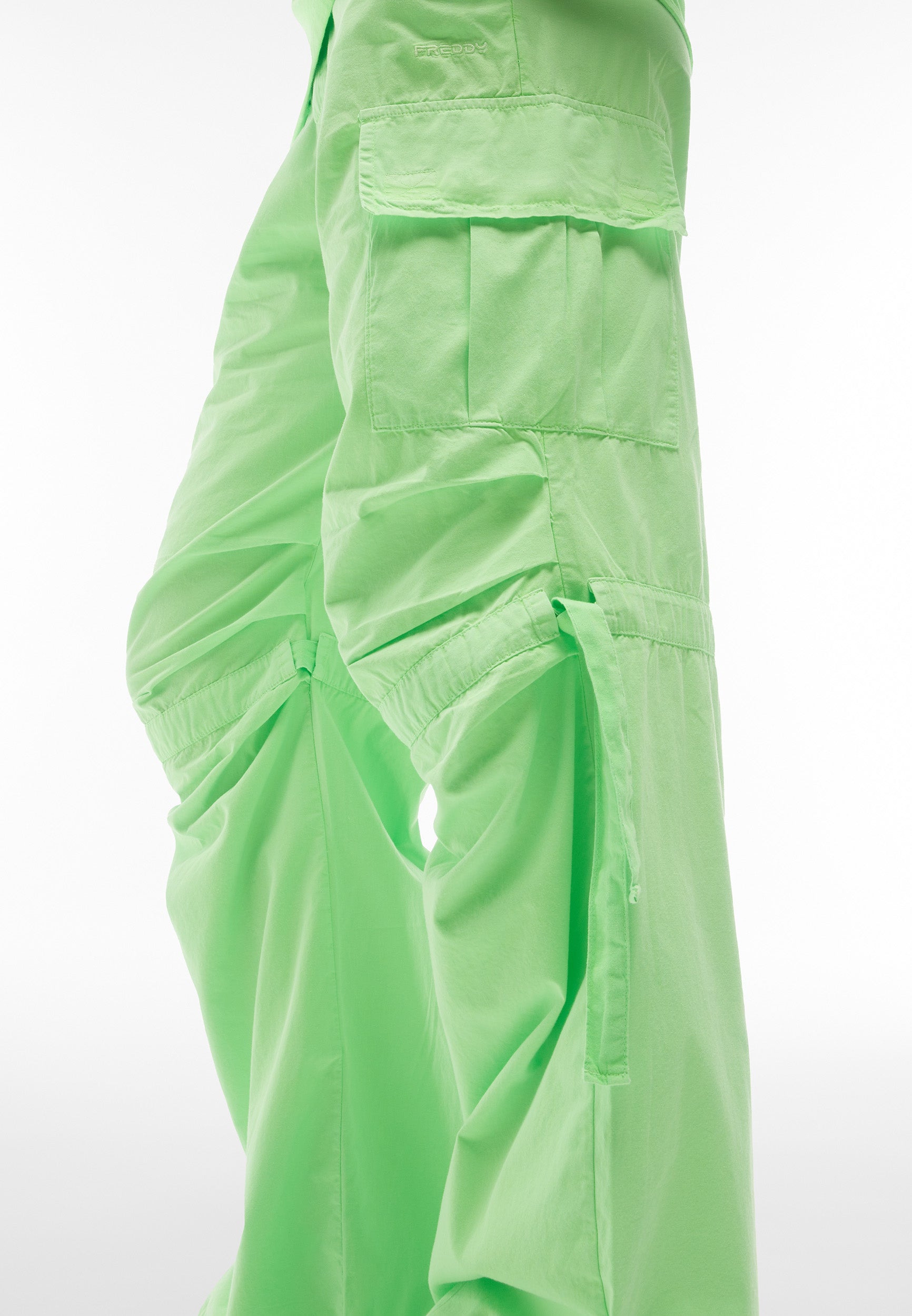 freddy-pantaloni-cargo-in-popeline-di-cotone-con-doppia-coulisse image 4
