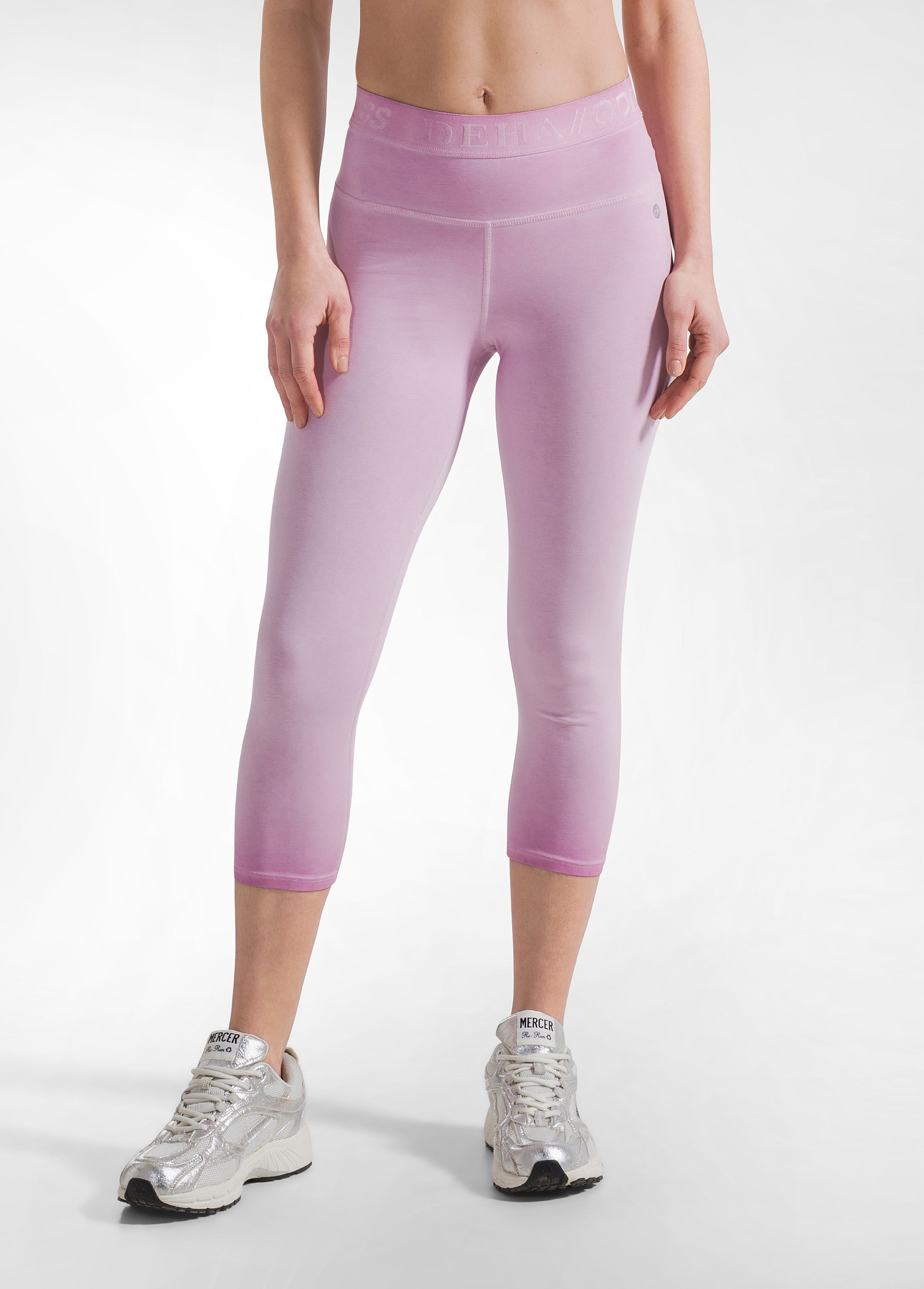 deha-leggings-7-8-effetto-sfumato-in-jersey-stretch-rosa image 2