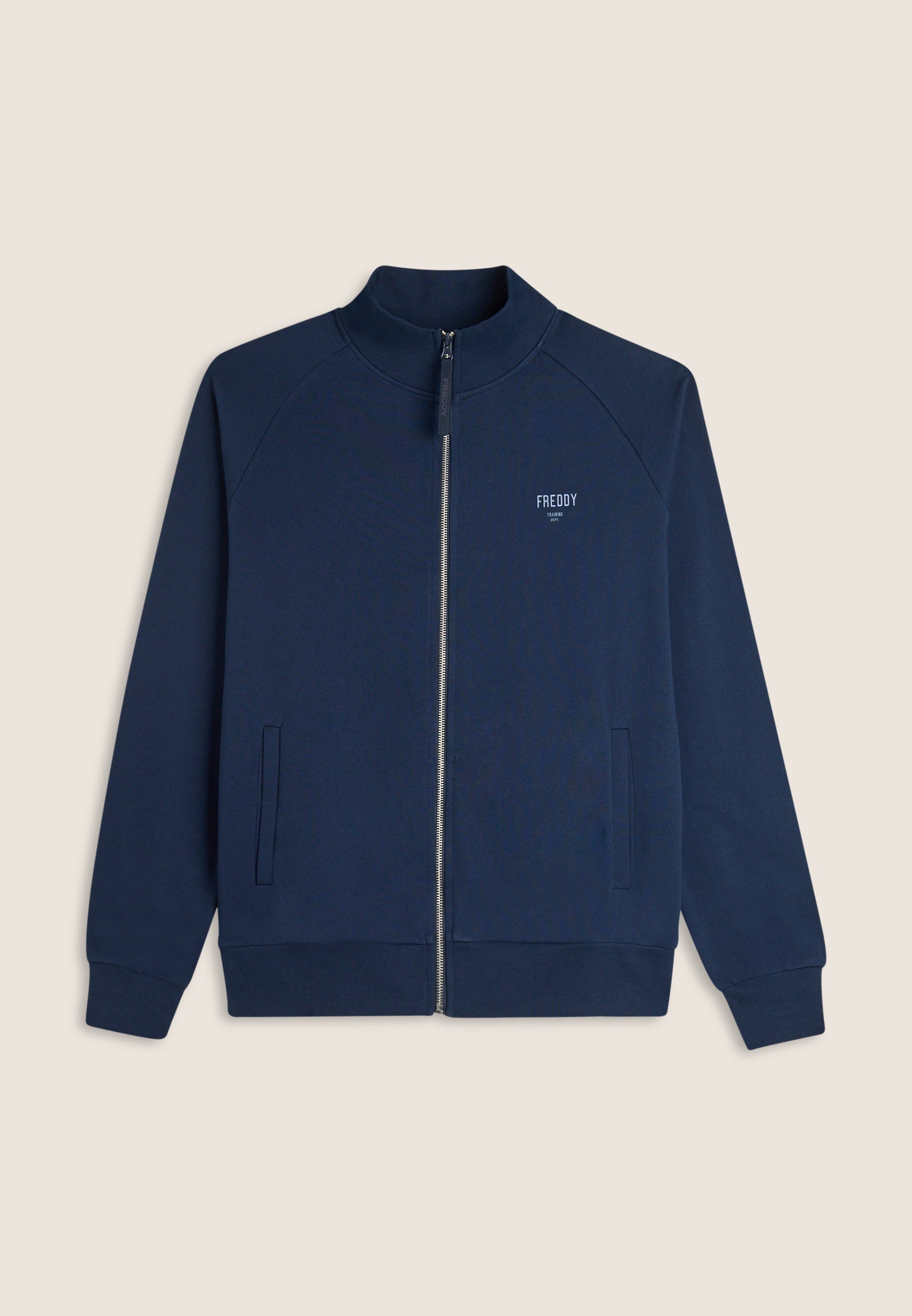 freddy-felpa-zip-comfort-fit-collo-alto-100-cotone image 4