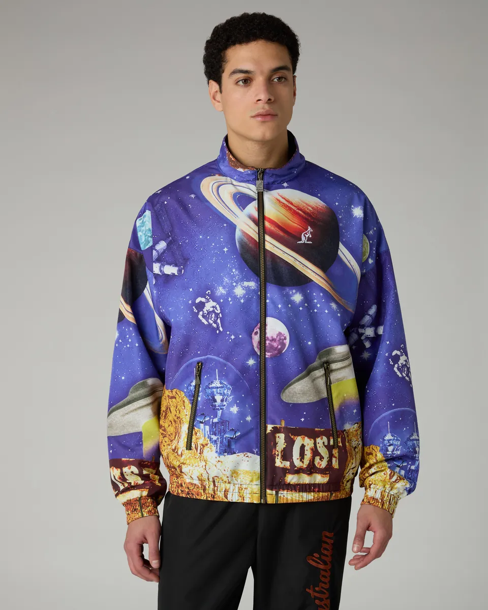 australian-lost-track-jacket-giacca-heritage-nera-in-tessuto-smash-superleggero image 1