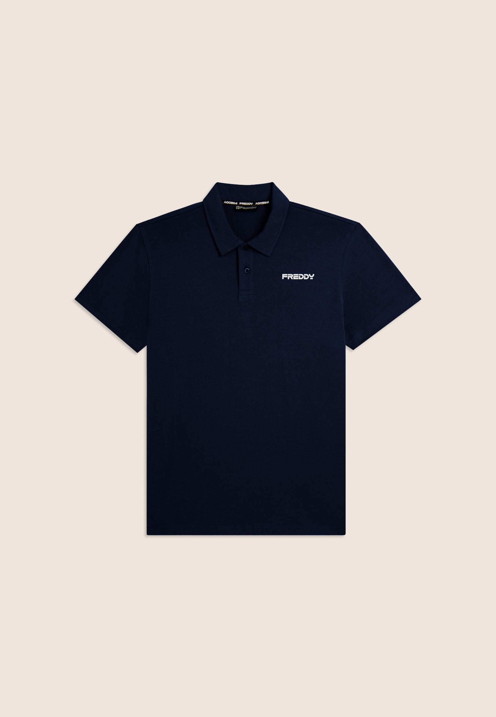 freddy-polo-uomo-heavy-jersey-stretch-manica-corta-con-logo image 7