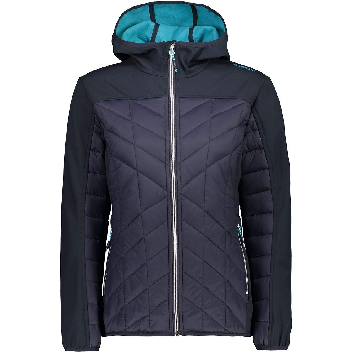 cmp-giacca-softshell-donna-con-cappuccio-fisso image 1