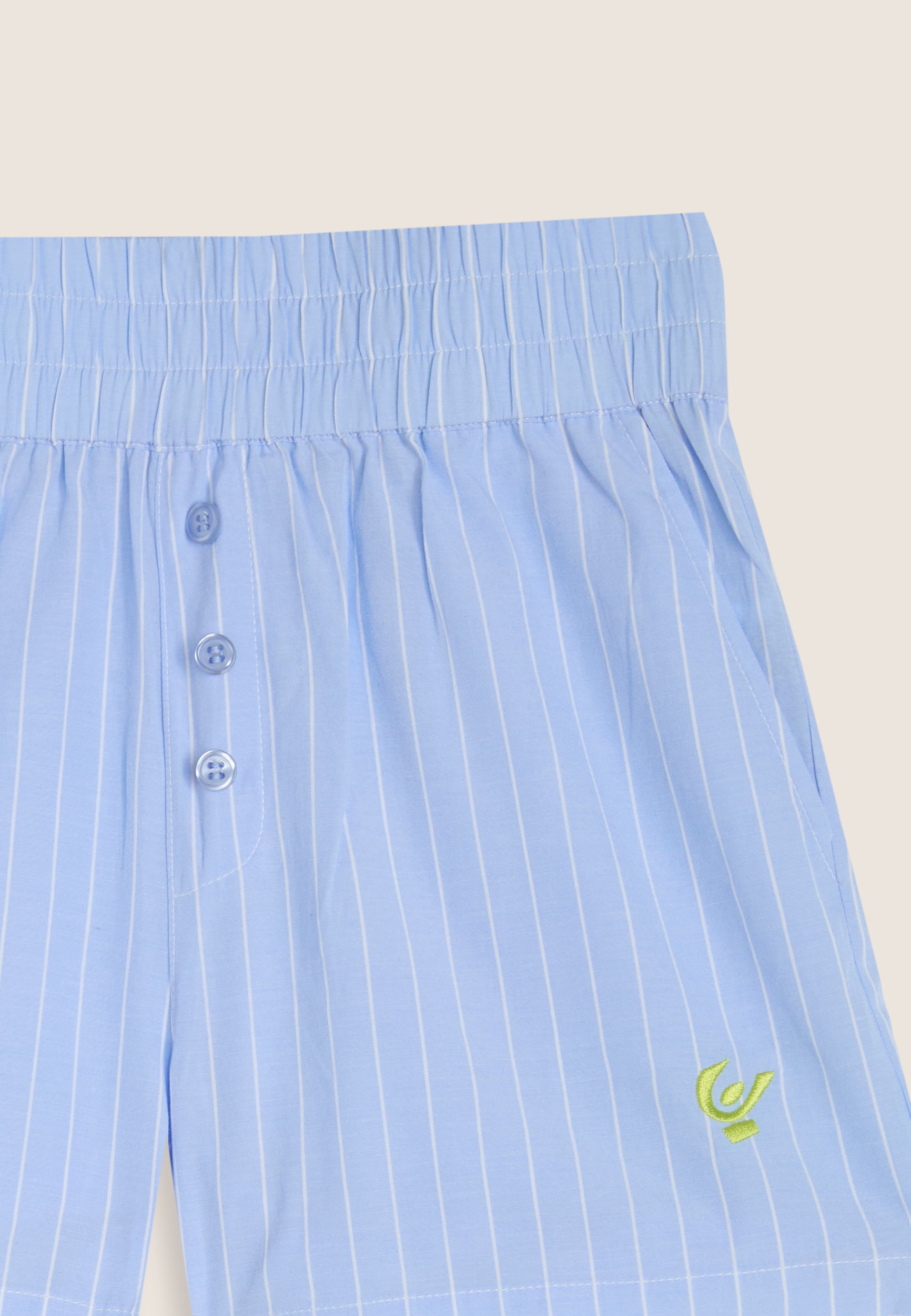 freddy-pantaloncini-corti-a-righe-con-tasche-e-logo-shorts-donna image 3
