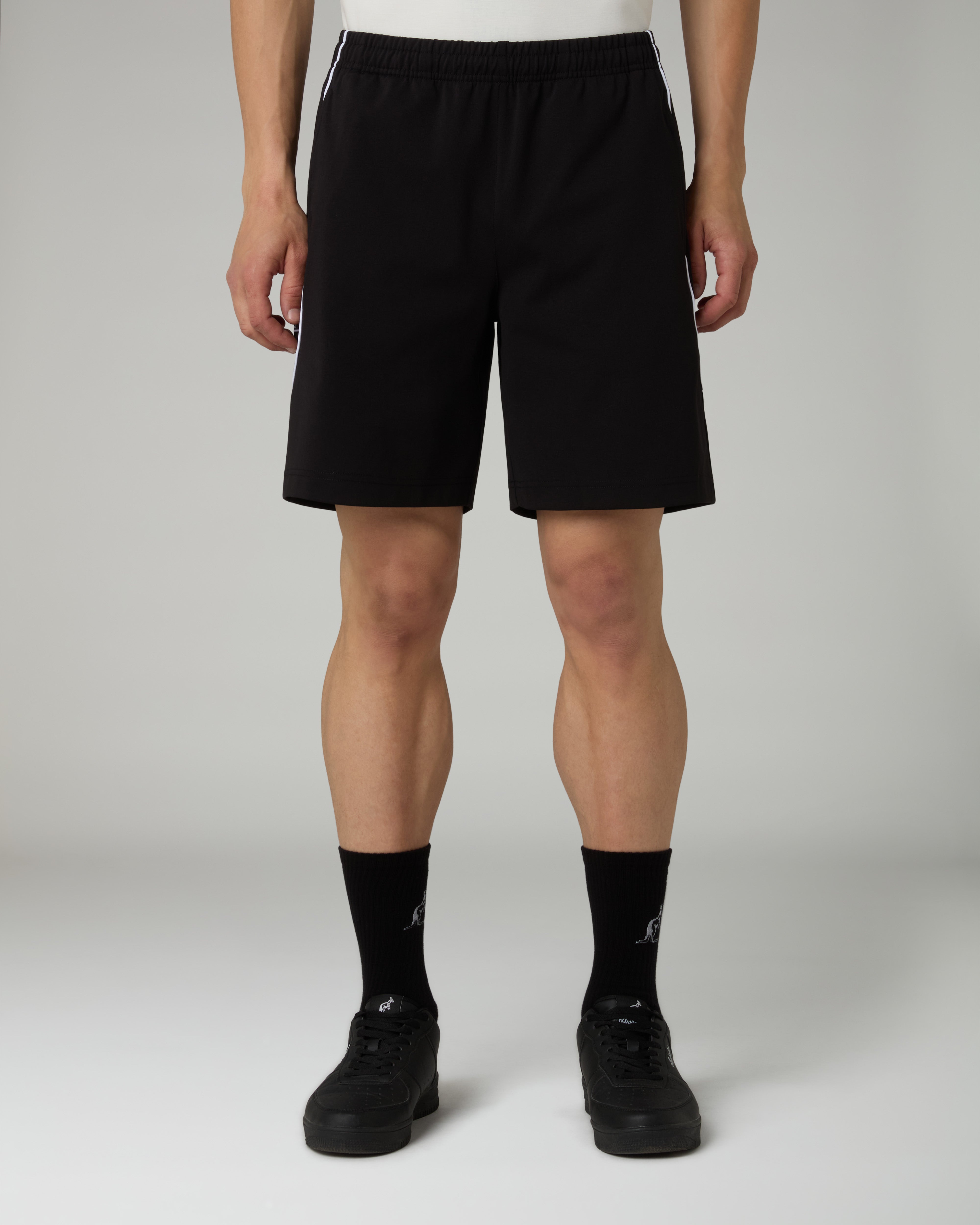 australian-slate-short-short-uomo-cotone-interlock-nero-made-in-italy image 1