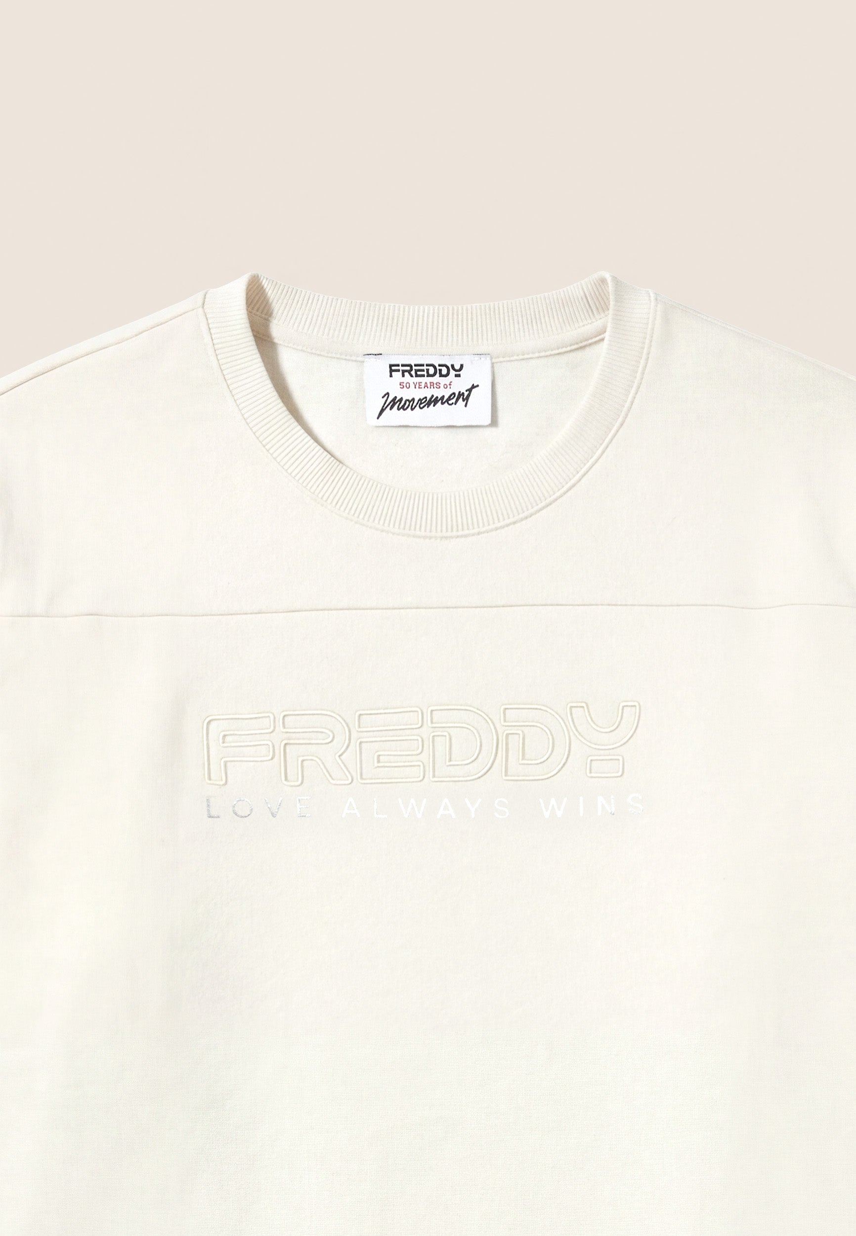 freddy-felpa-girocollo-donna-love-always-win-con-ricamo image 6
