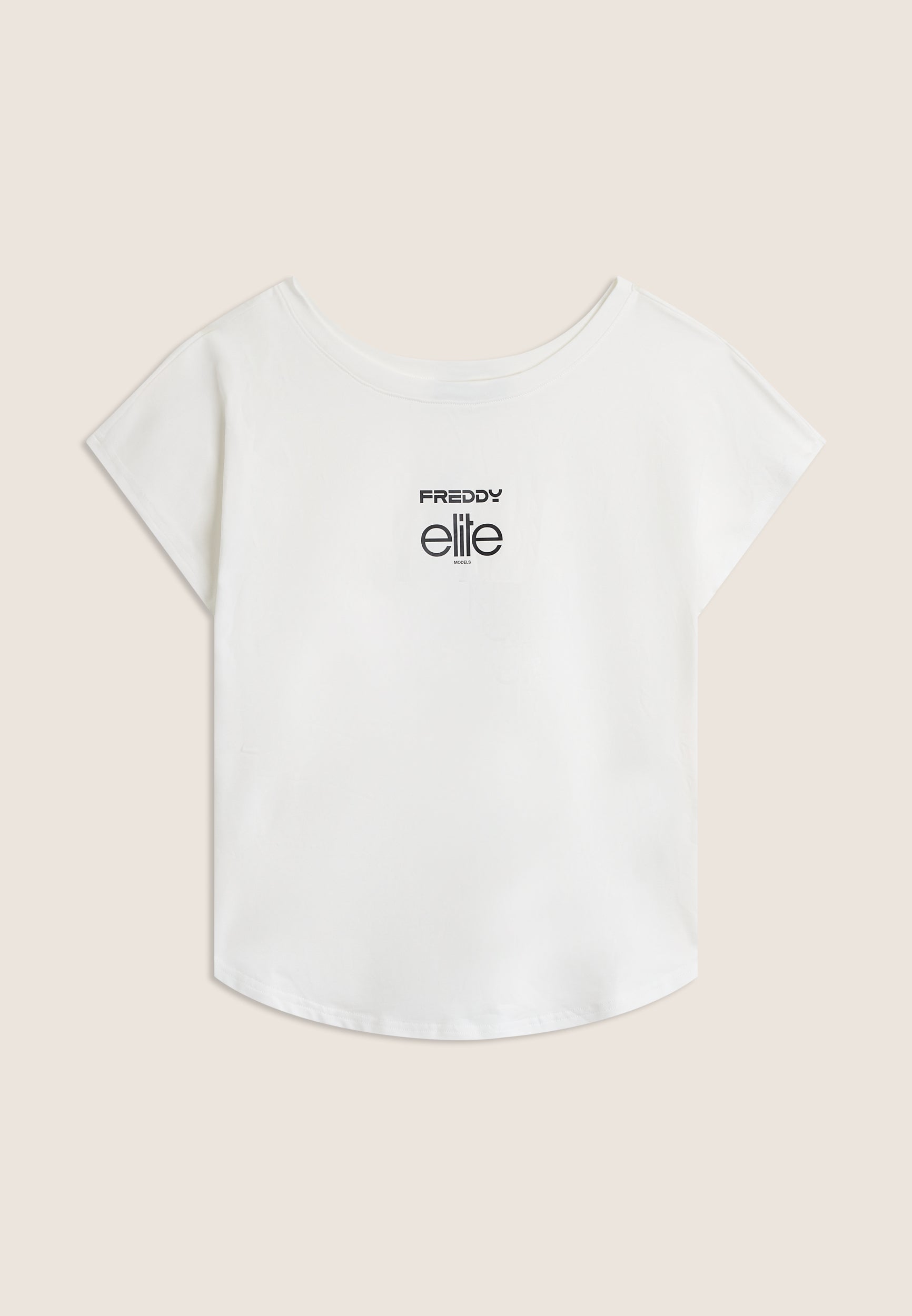 freddy-x-elite-t-shirt-bi-fronte-donna-in-jersey-di-cotone-elasticizzato image 1