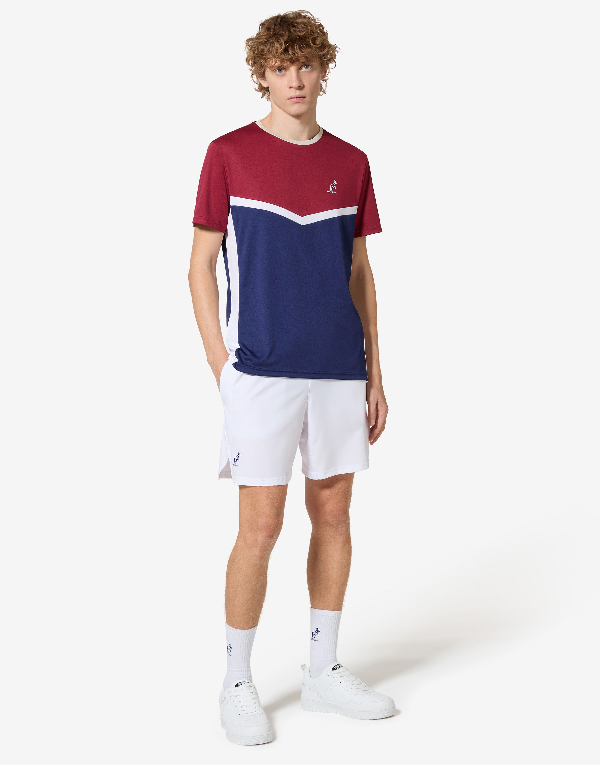 australian-game-short-bianco-short-tennis-slam-made-in-italy image 2