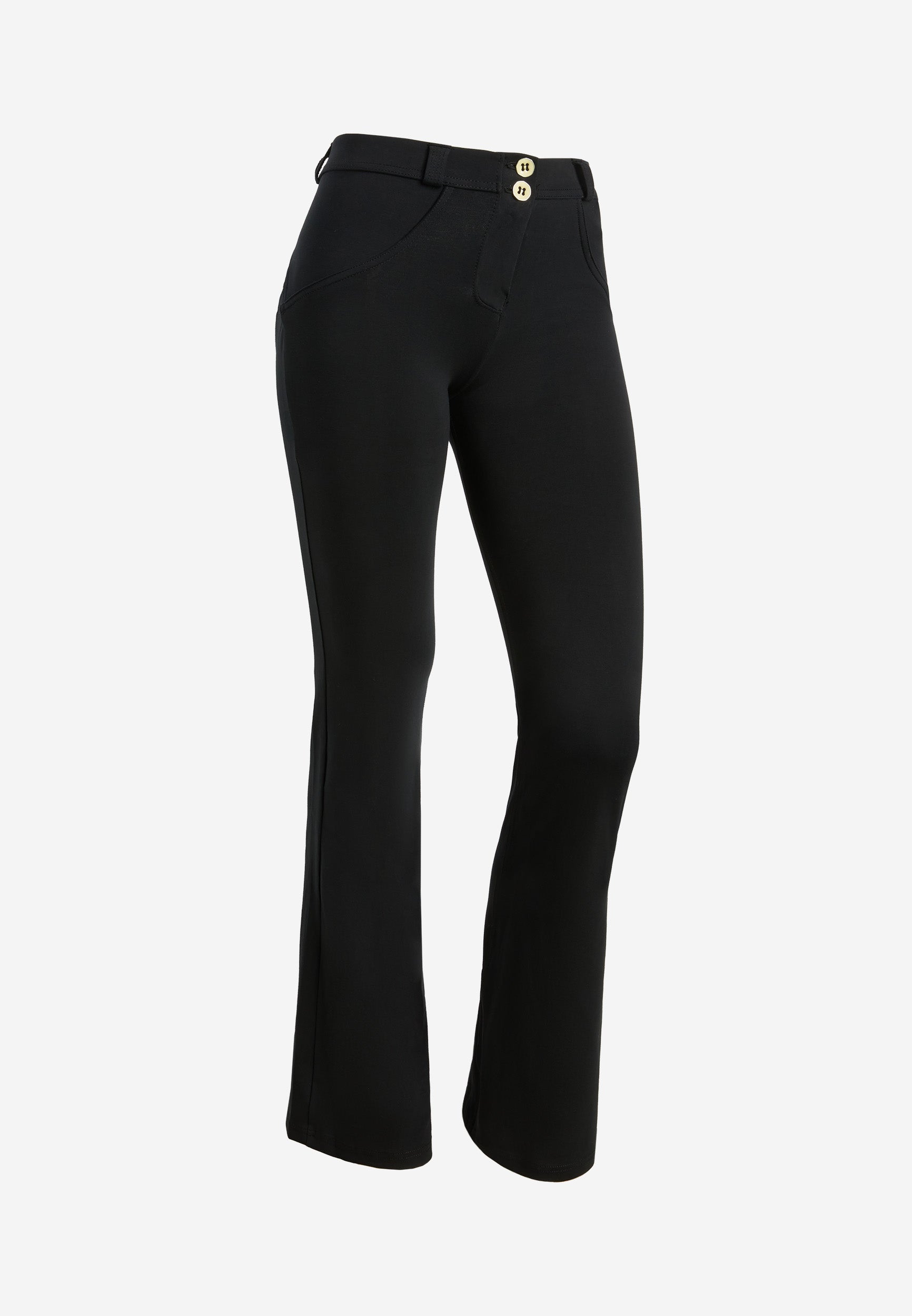 freddy-wr-up-pantaloni-push-up-vita-regular-fondo-flare-in-cotone image 6