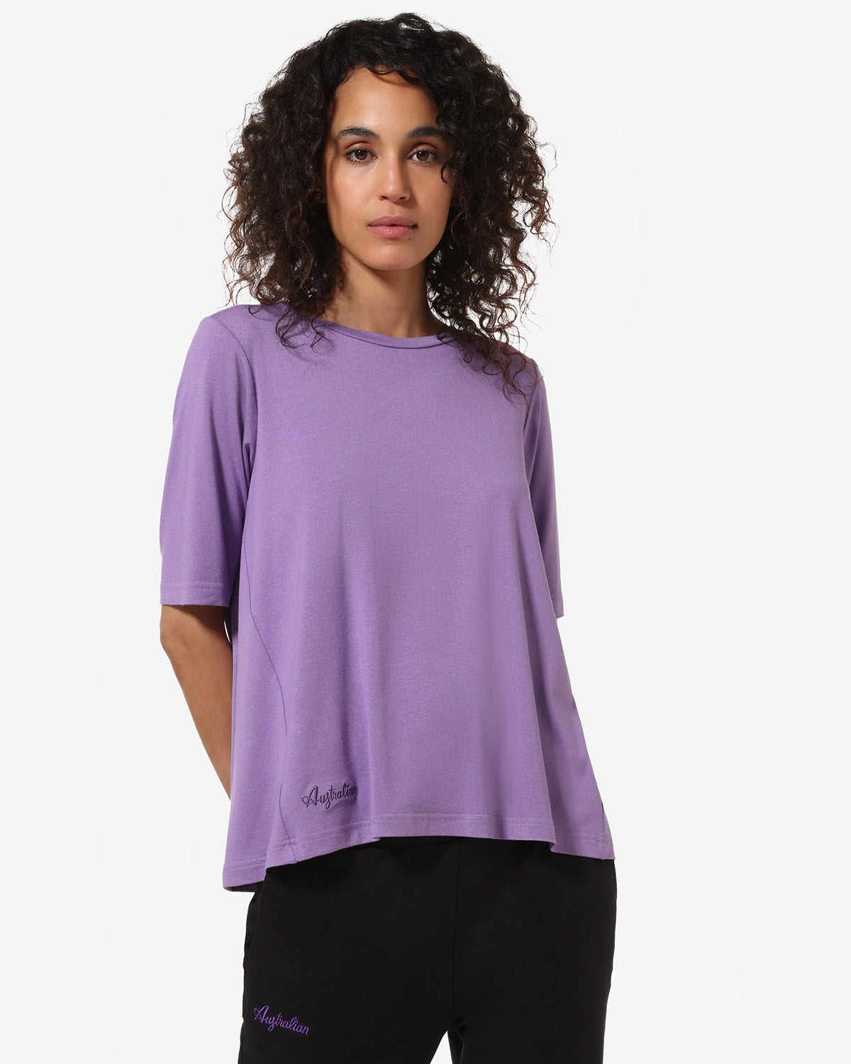 australian-style-t-shirt-maglietta-jersey-orchidea-vestibilit-ampia image 1