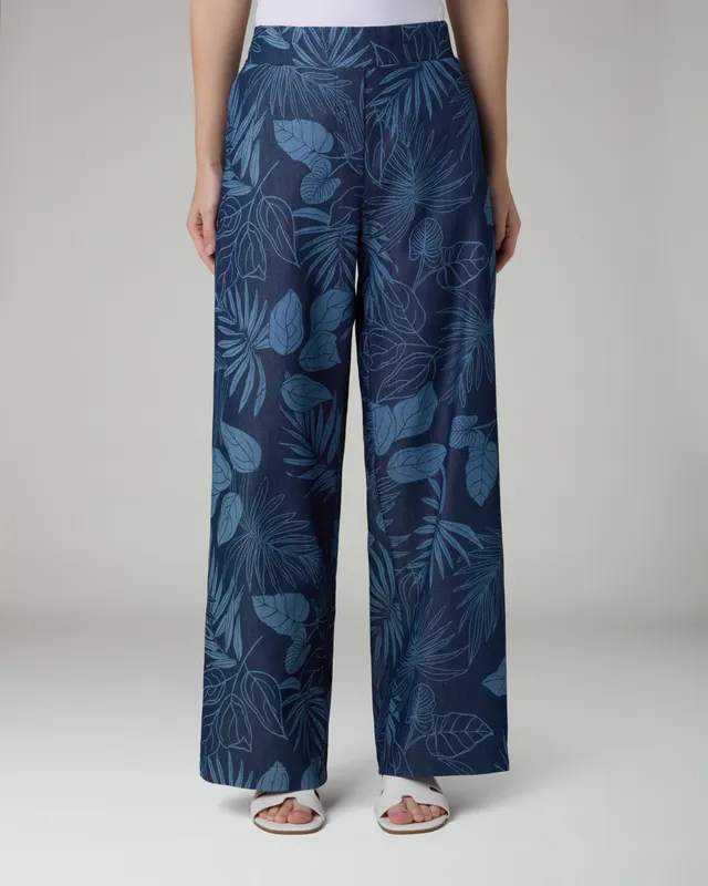 australian-urban-foliage-trousers-pantalone-chambray-eclipse-blue image 1
