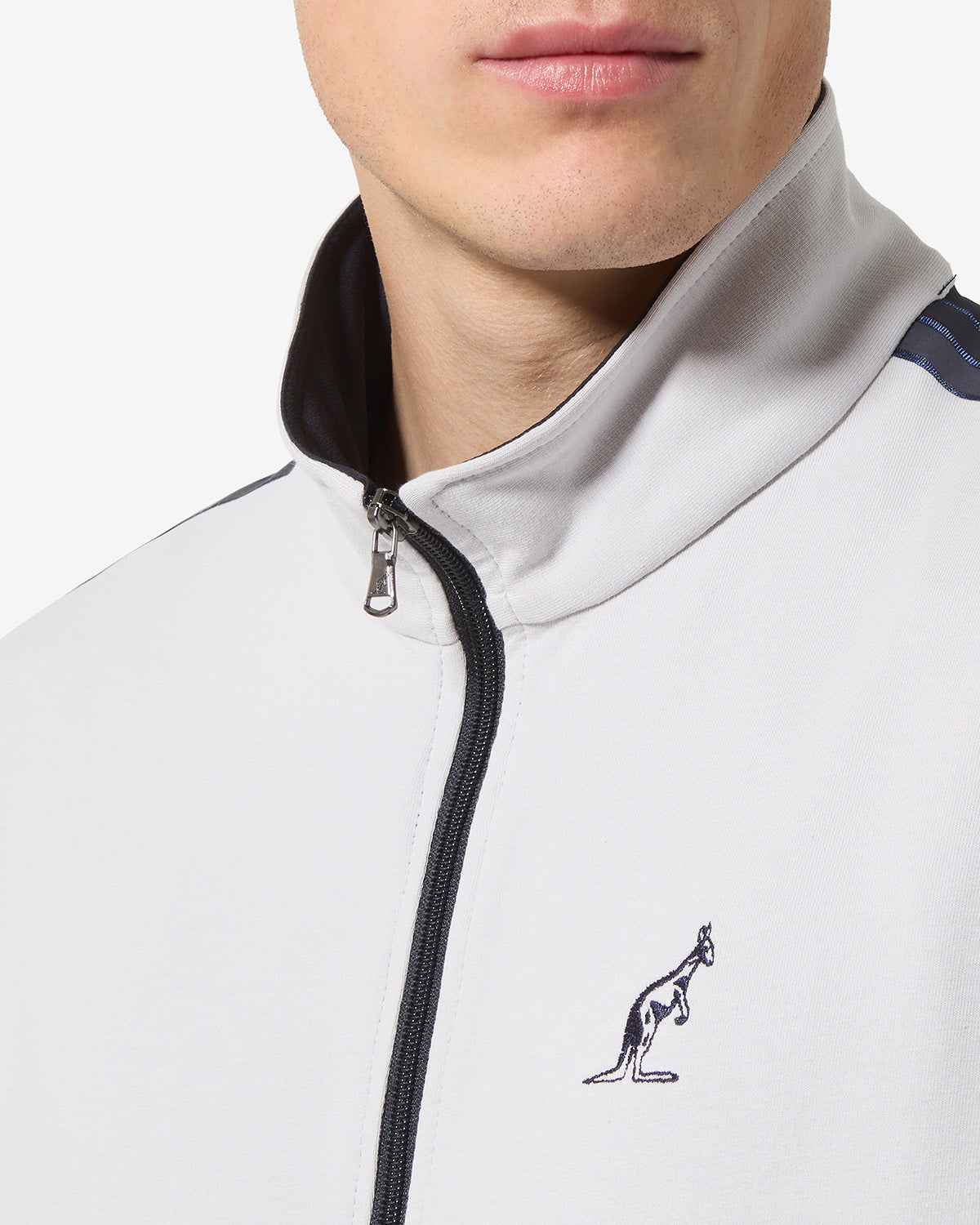 australian-tape-stripe-track-jacket-giacca-felpa-uomo-cenere image 4