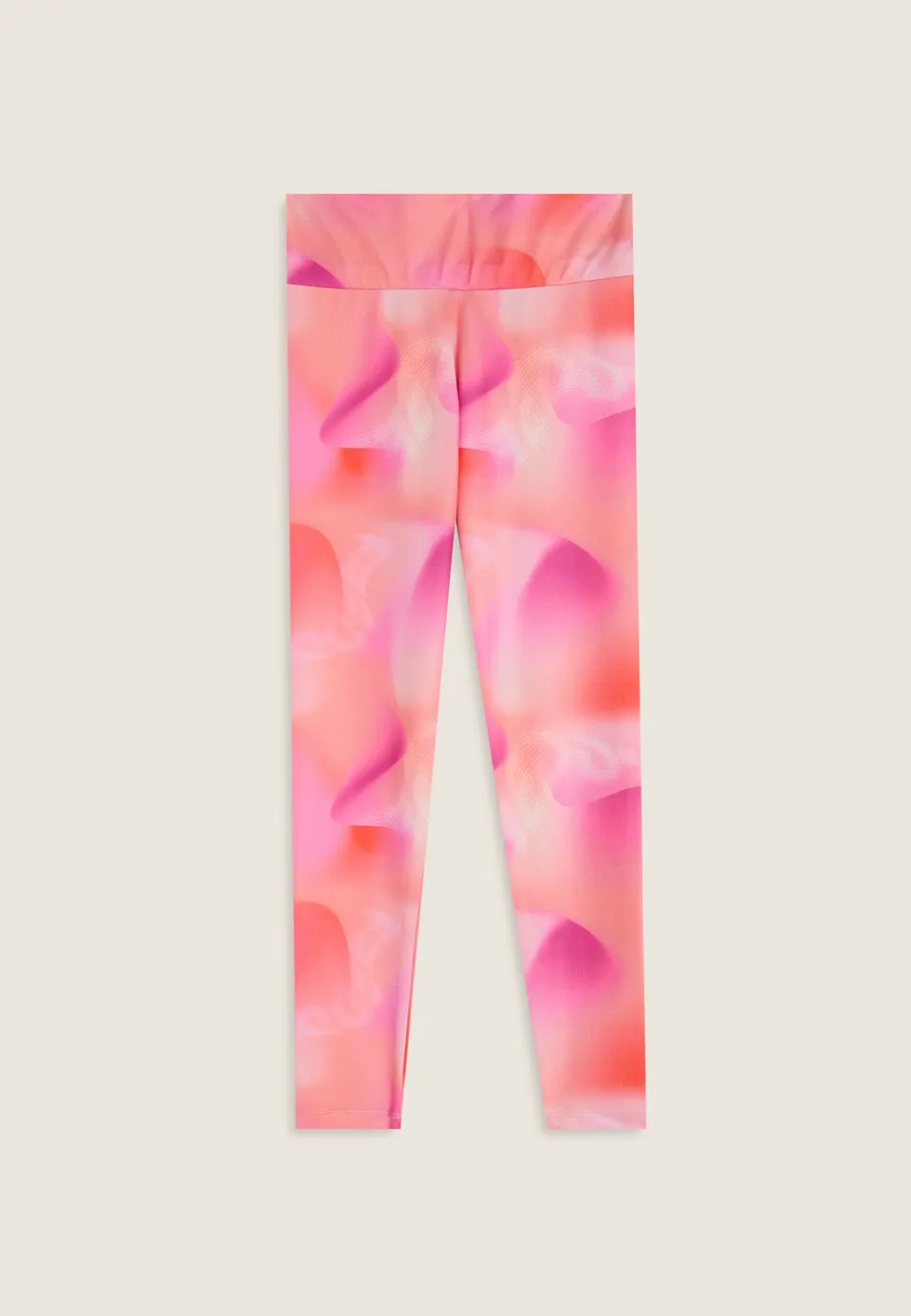 freddy-leggings-bambina-tecnici-fantasia-rosa-arancio image 1
