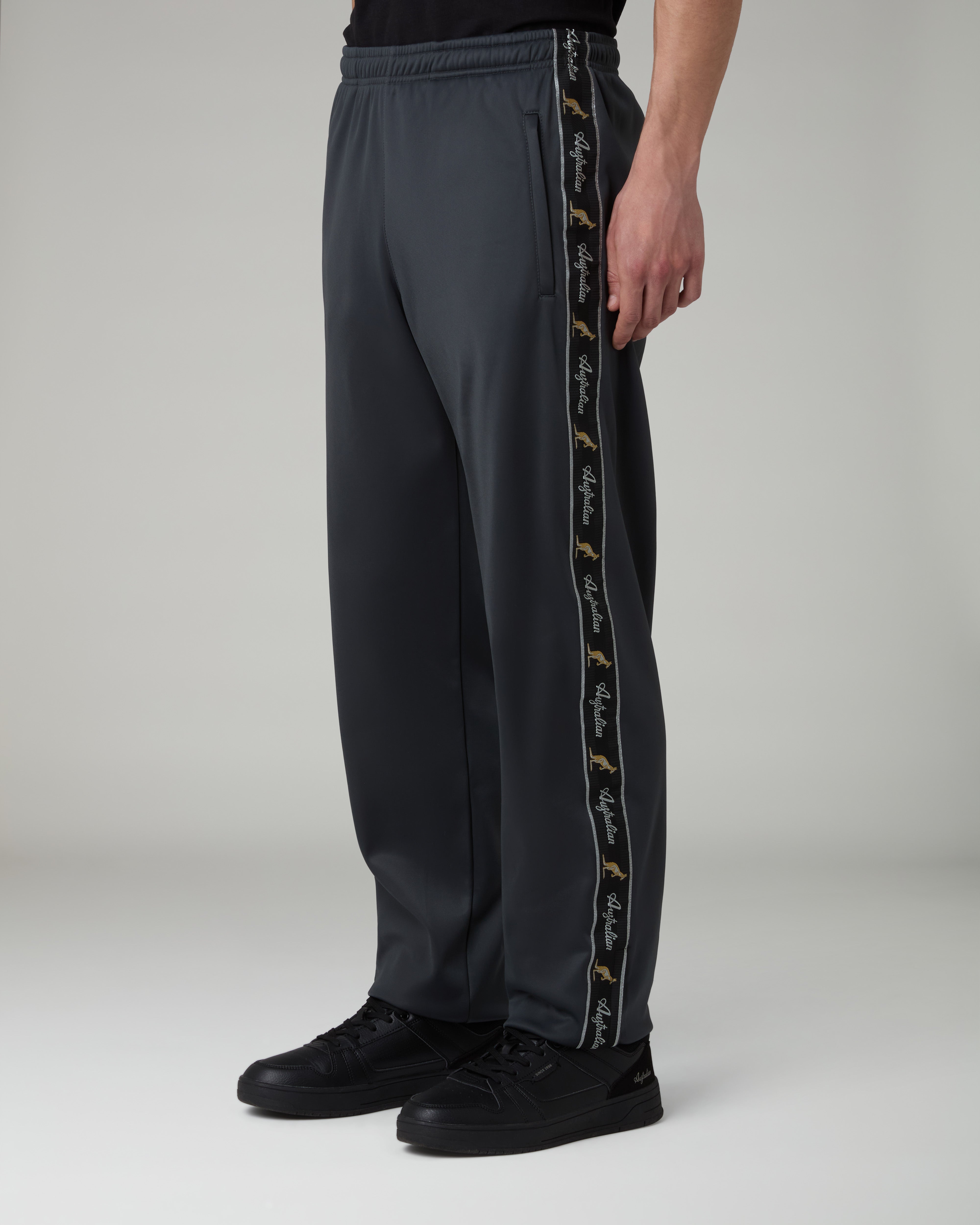 australian-acetate-track-pants-pantalone-tuta-acetato-grigio-titanio-zip image 1