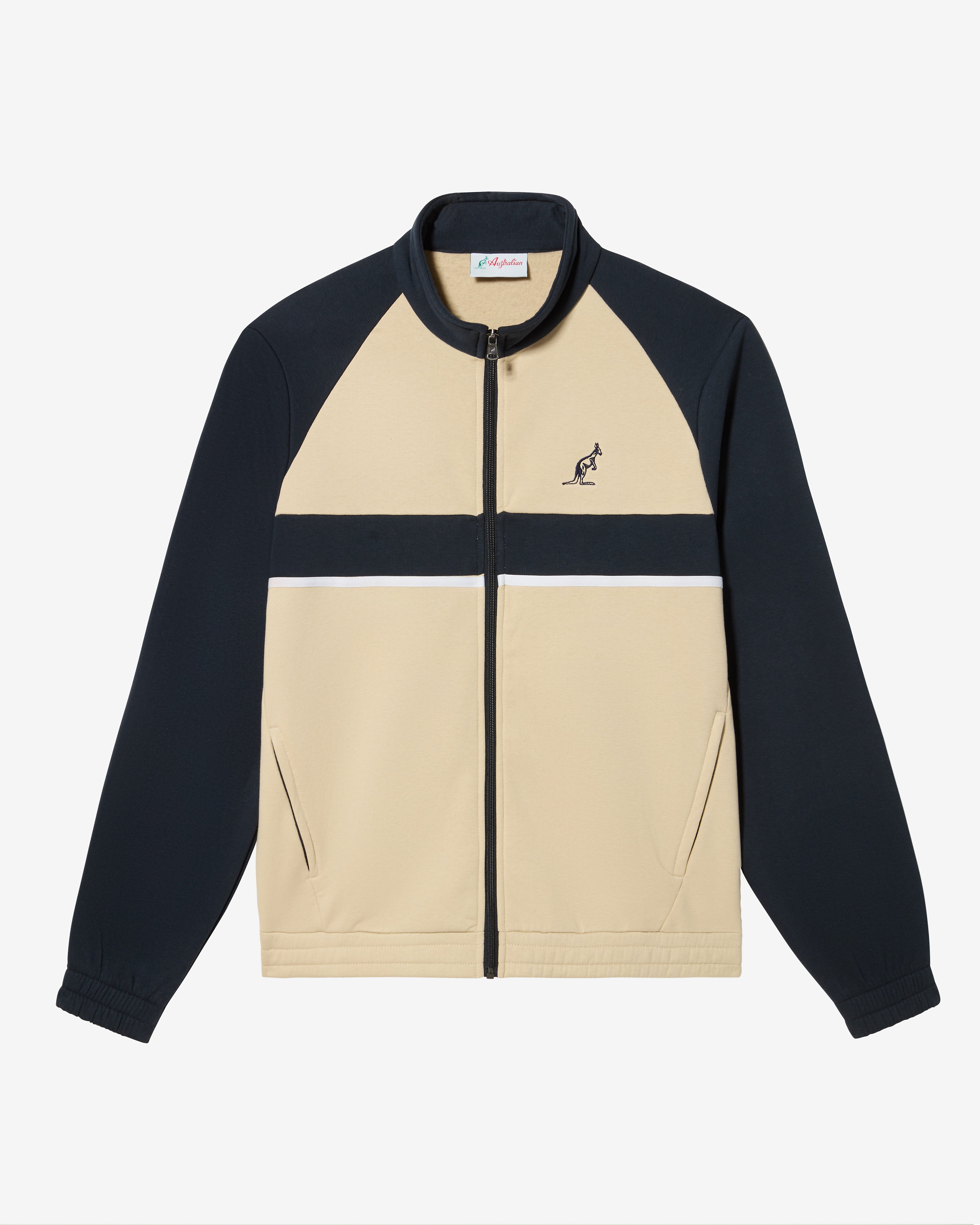 australian-classy-track-jacket-giacca-sportiva-sabbia image 6