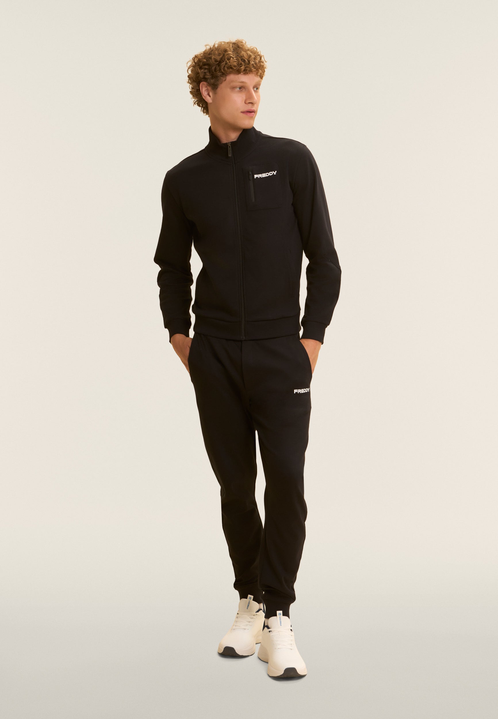 freddy-tuta-uomo-zip-e-collo-alto-in-cotone-interlock image 1