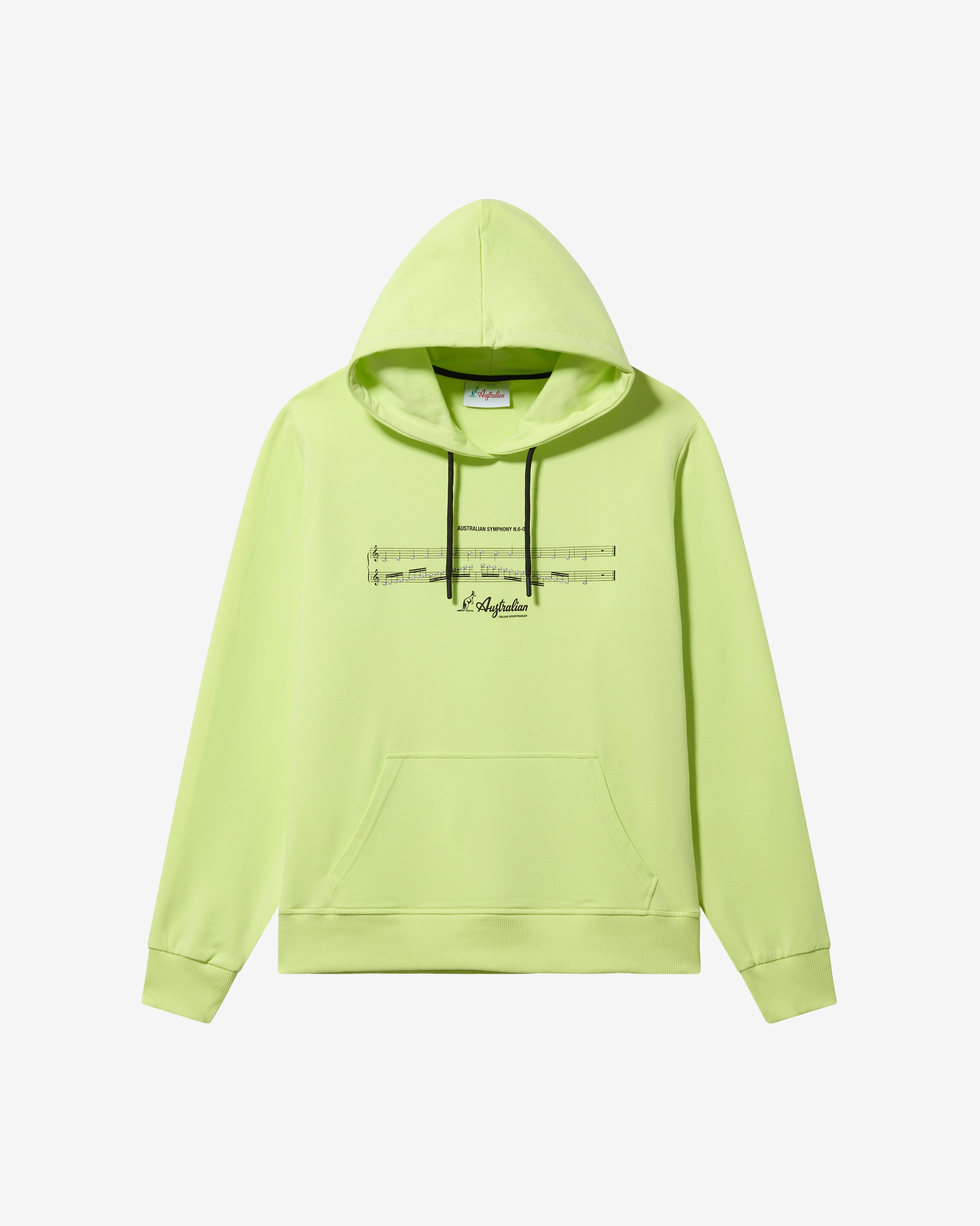 australian-symphony-hoodie-uomo-felpa-cotone-con-cappuccio-lime image 6