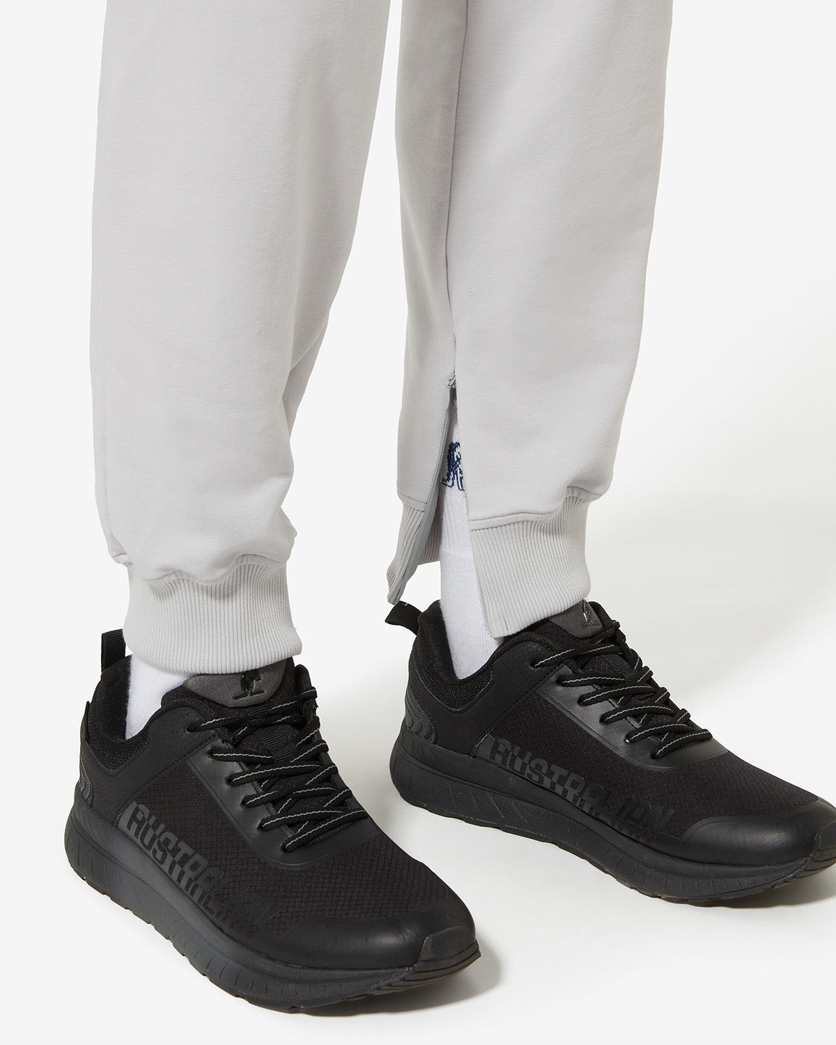 australian-urban-track-pant-pantaloni-felpa-slim-cenere image 5