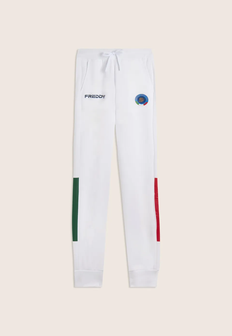freddy-pantaloni-sportivi-unisex-fgi-con-grafica-tricolore image 1