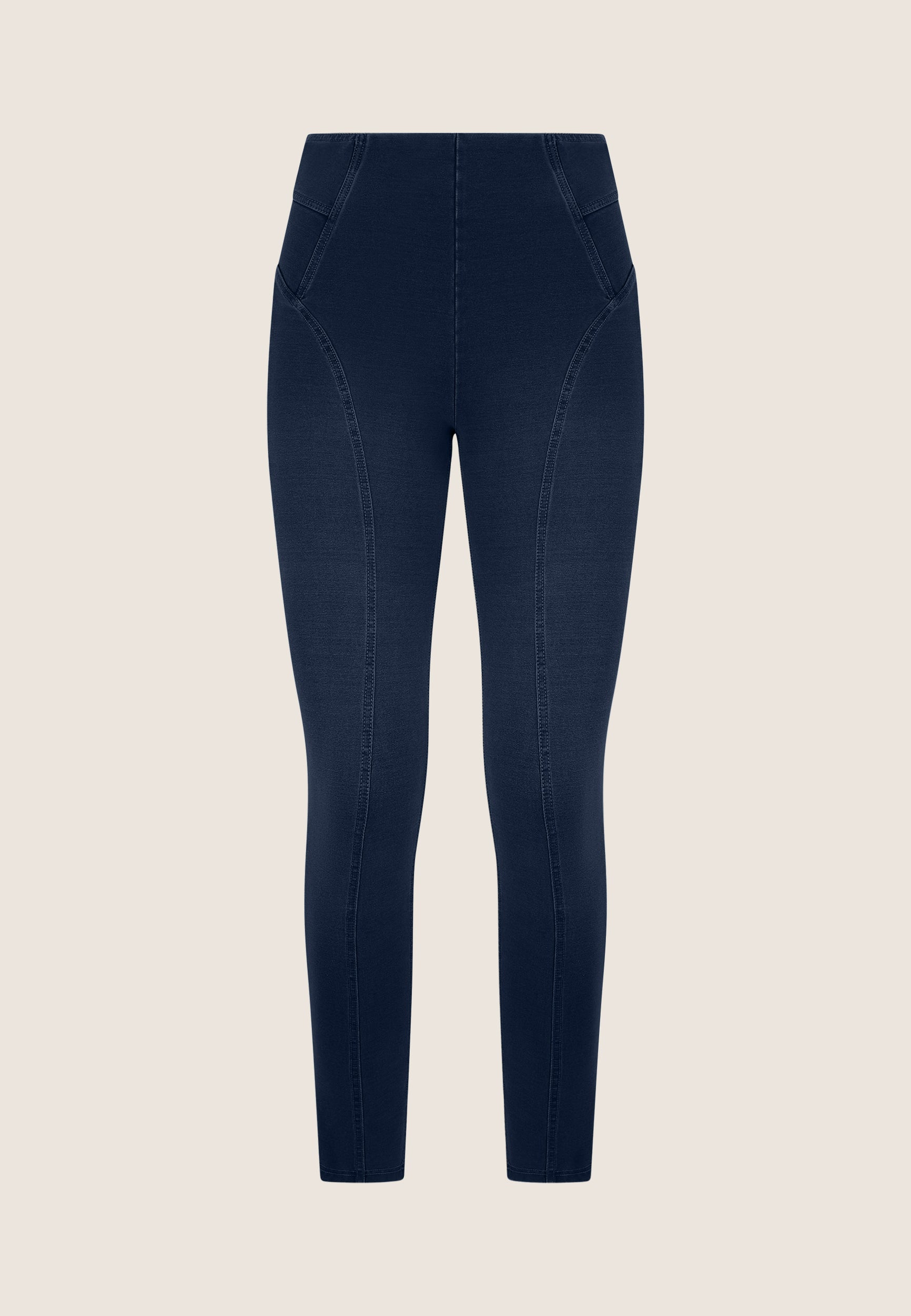 freddy-n-o-w-jeggings-skinny-vita-alta-denim-con-impunture image 8