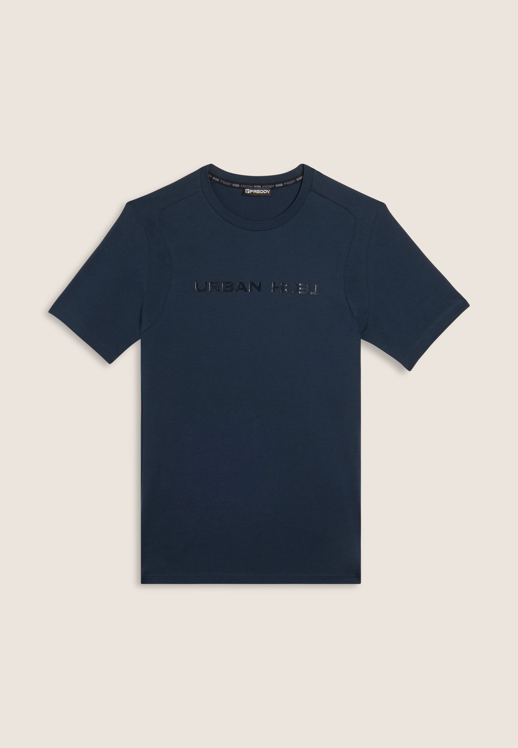 freddy-t-shirt-uomo-regular-spalle-raglan-doppia-stampa-lucida image 5