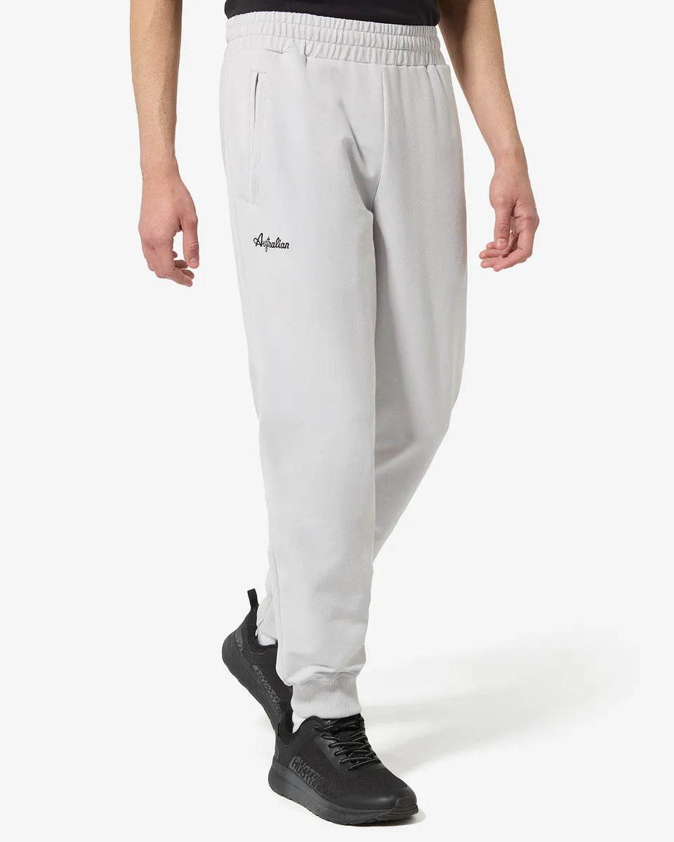 australian-urban-track-pant-pantaloni-felpa-slim-cenere image 1