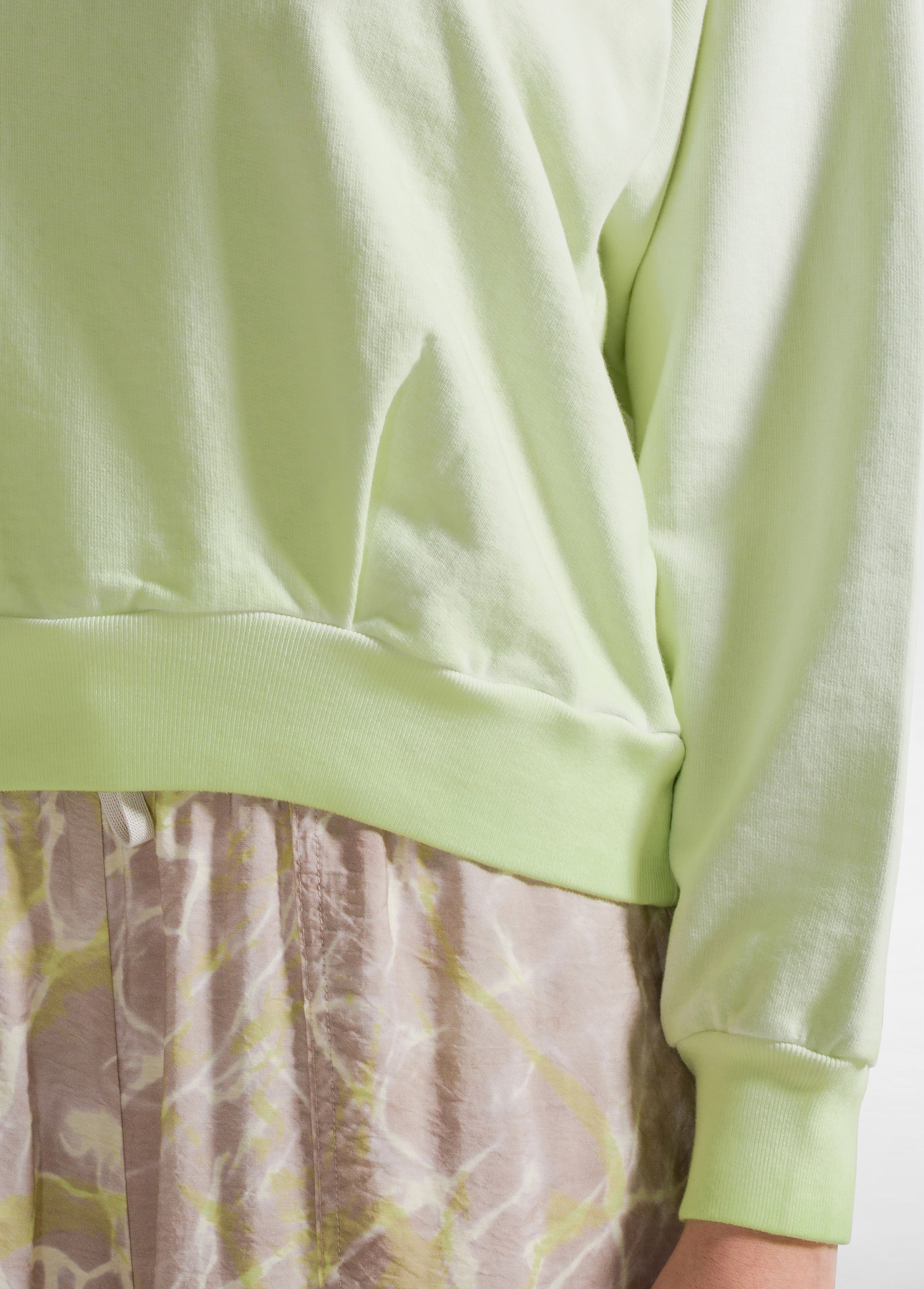 deha-felpa-girocollo-donna-effetto-sfumato-giallo image 3