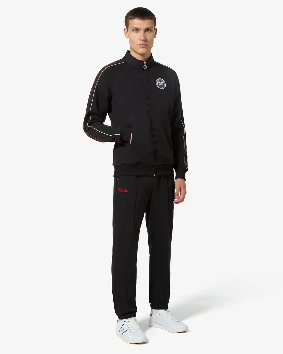australian-tennis-crew-tuta-sportiva-invernale-nero-made-in-italy image 1