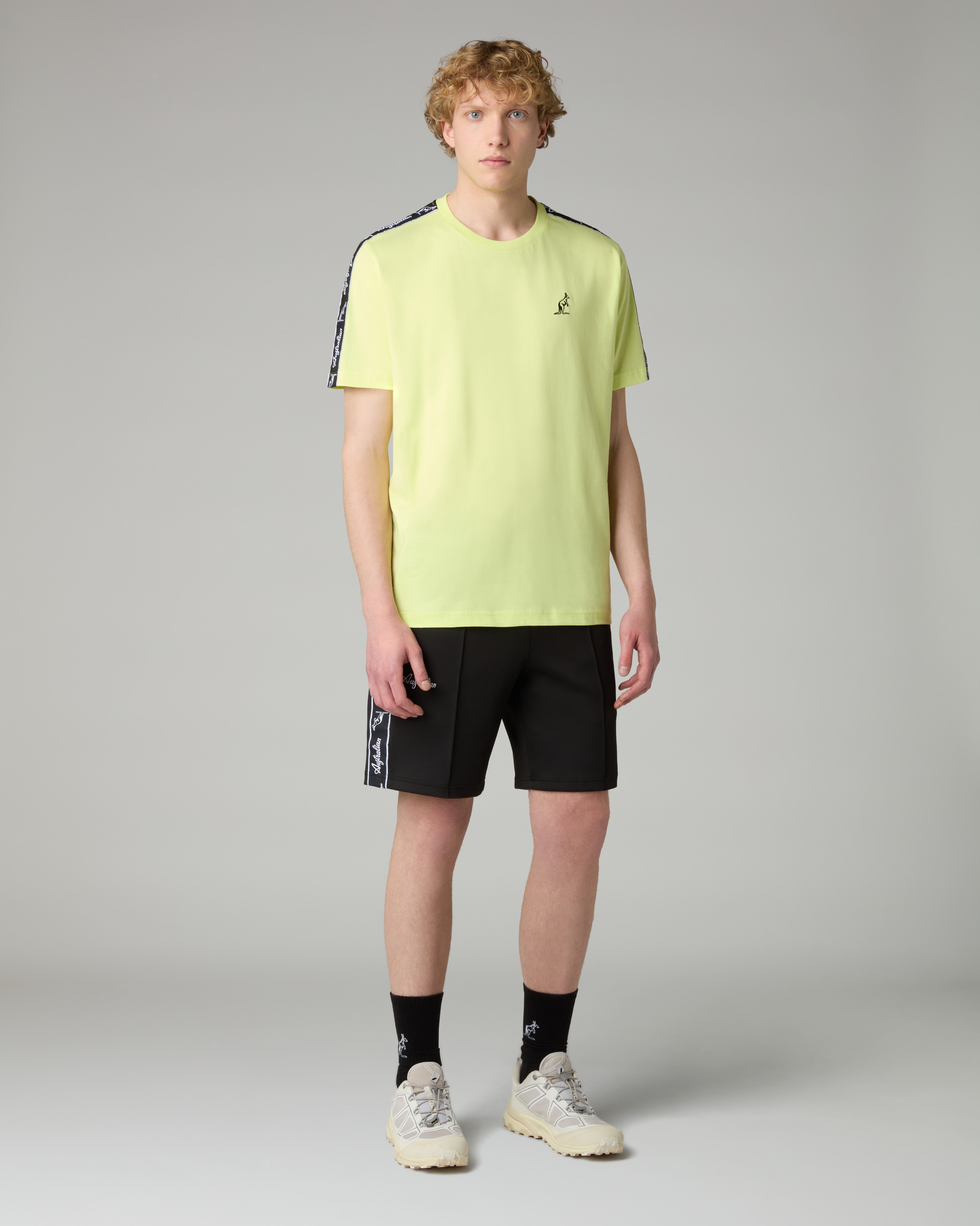 australian-tape-t-shirt-maglietta-cotone-lime image 2