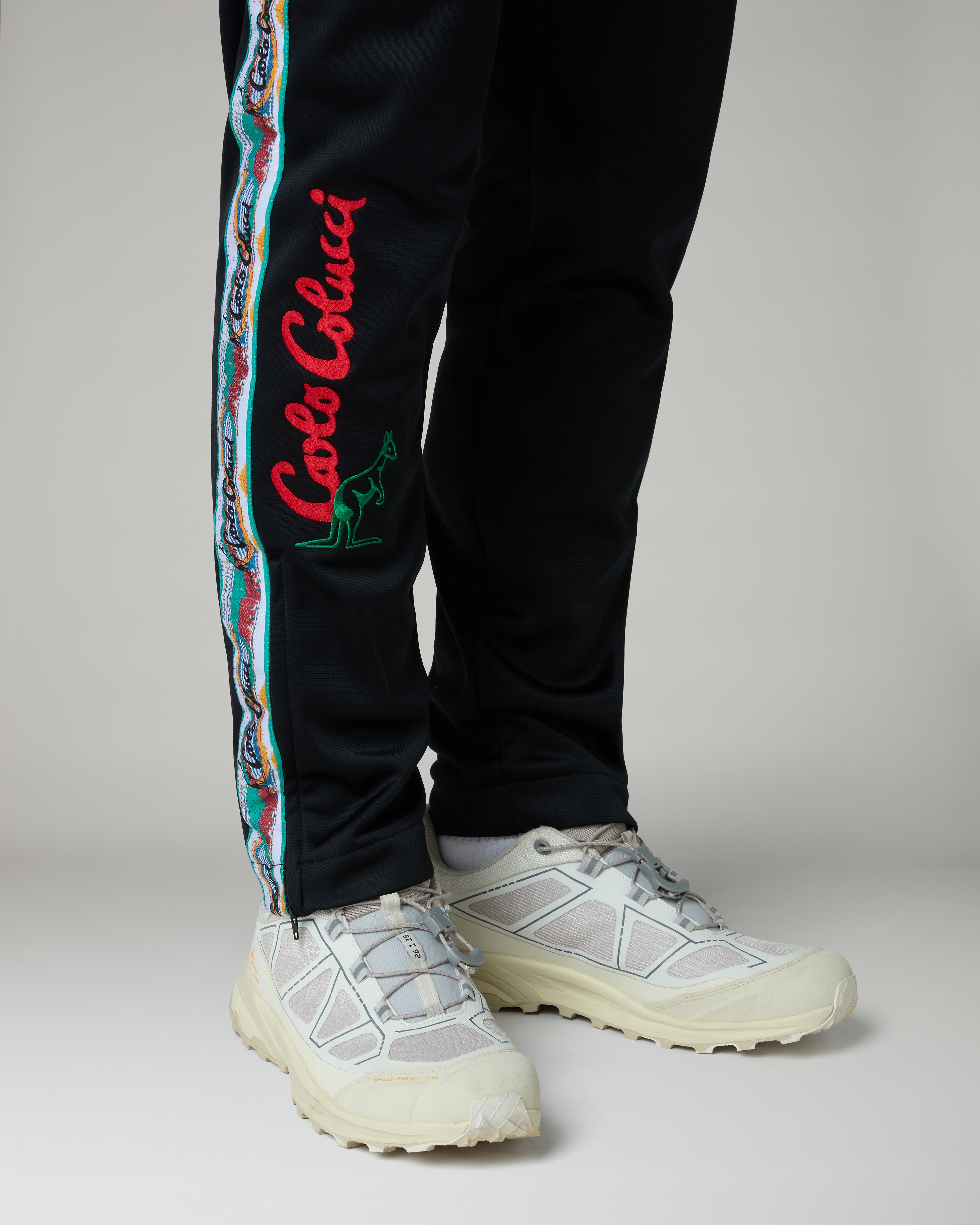 australian-x-carlo-colucci-color-tape-track-pant-nero-slim image 7