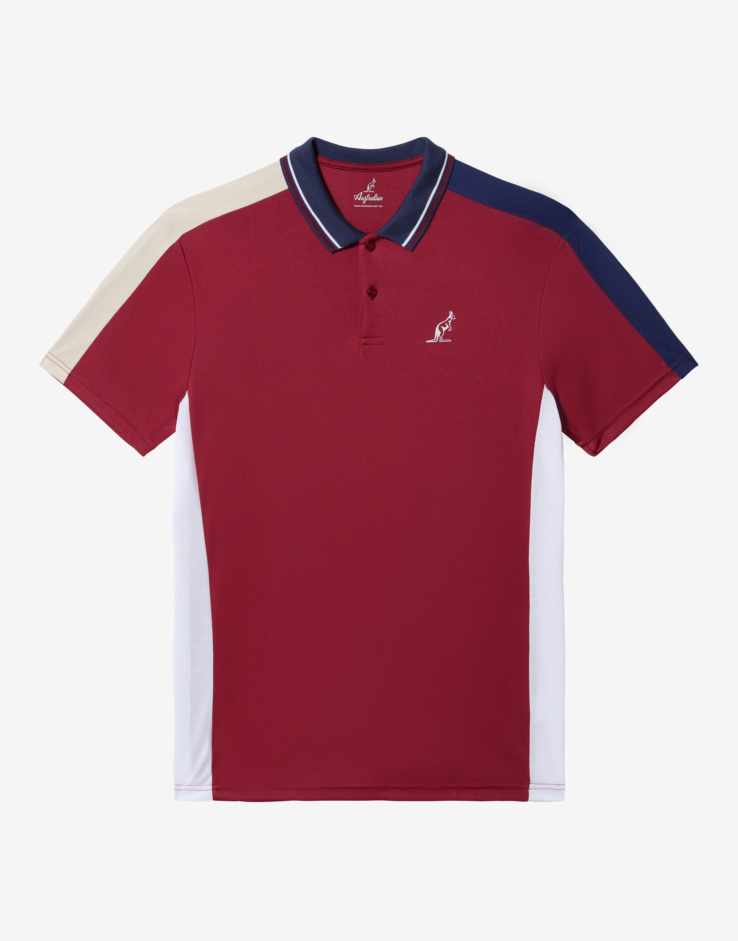 australian-legend-polo-shirt-ace-tennis-bordeaux image 5