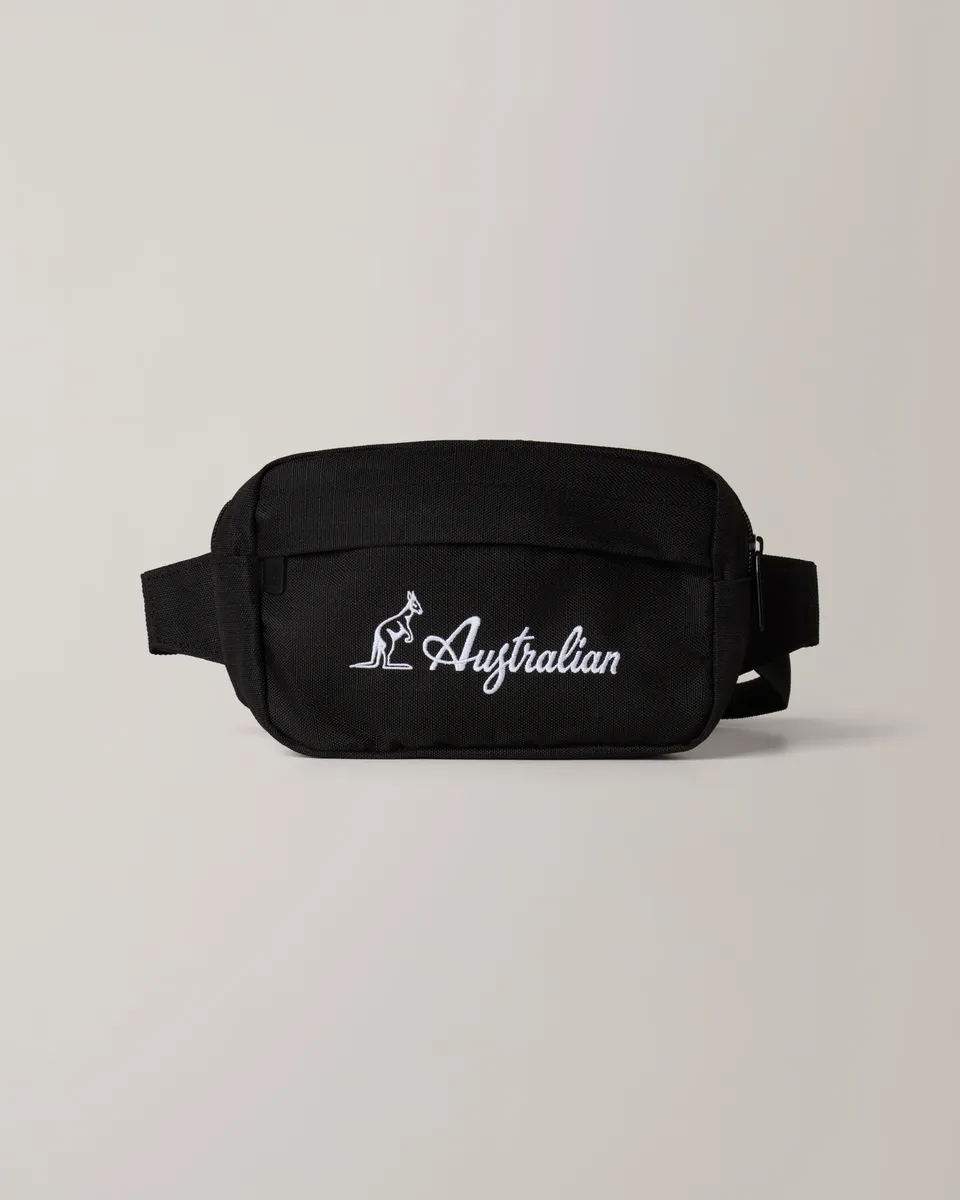 australian-easy-logo-waist-bag-marsupio-nero-ripstop image 1