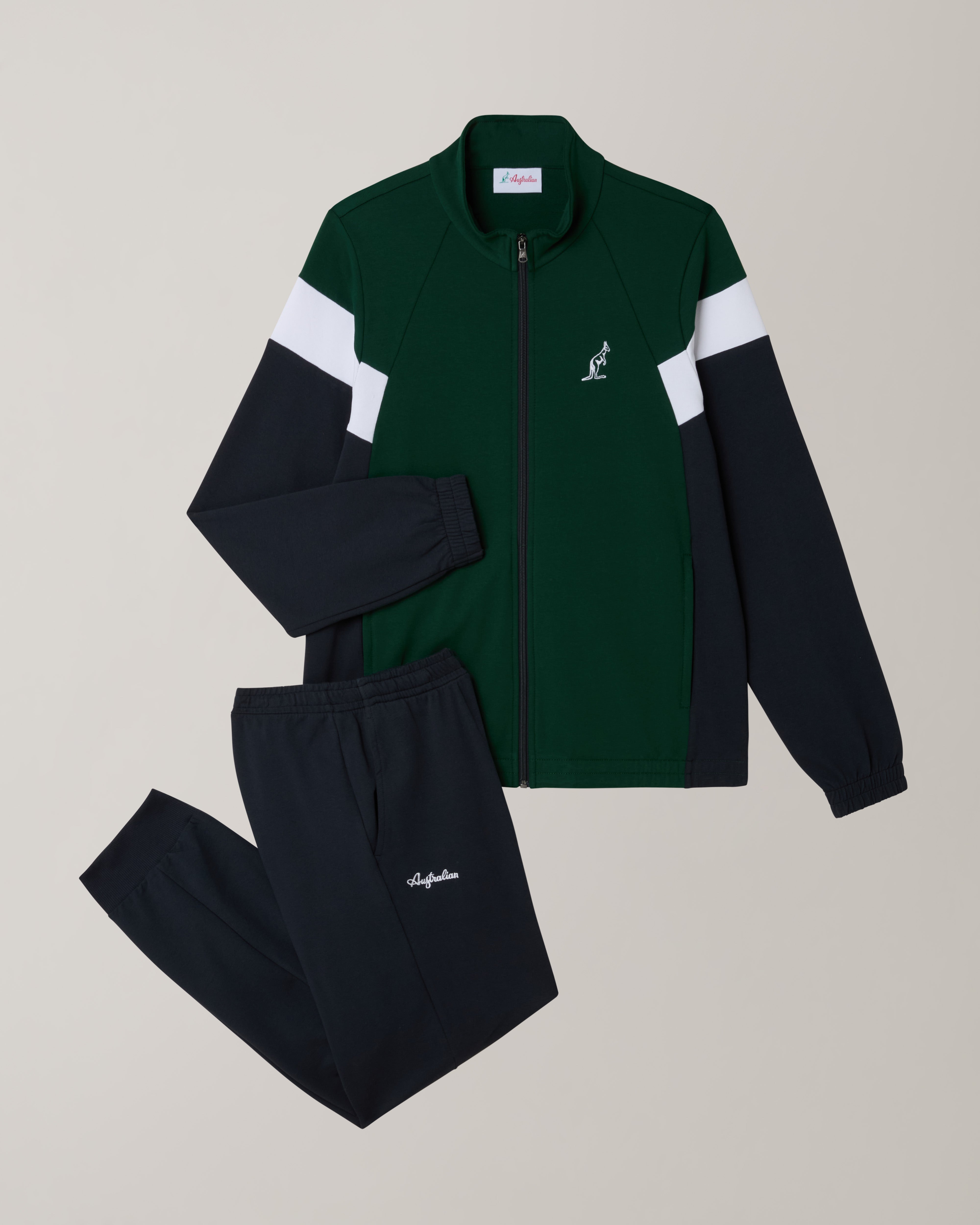australian-theory-tracksuit-tuta-completa-felpa-full-zip-made-in-italy image 8