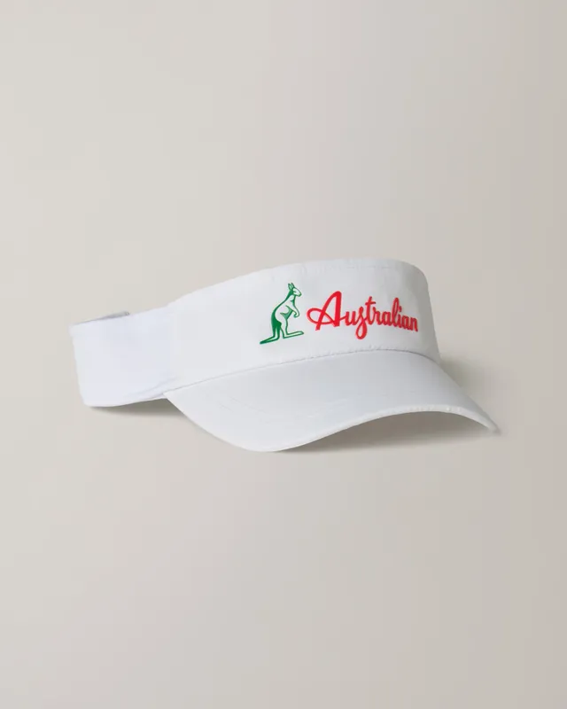 australian-logo-visor-visiera-tecnica-tennis-con-chiusura-regolabile image 1